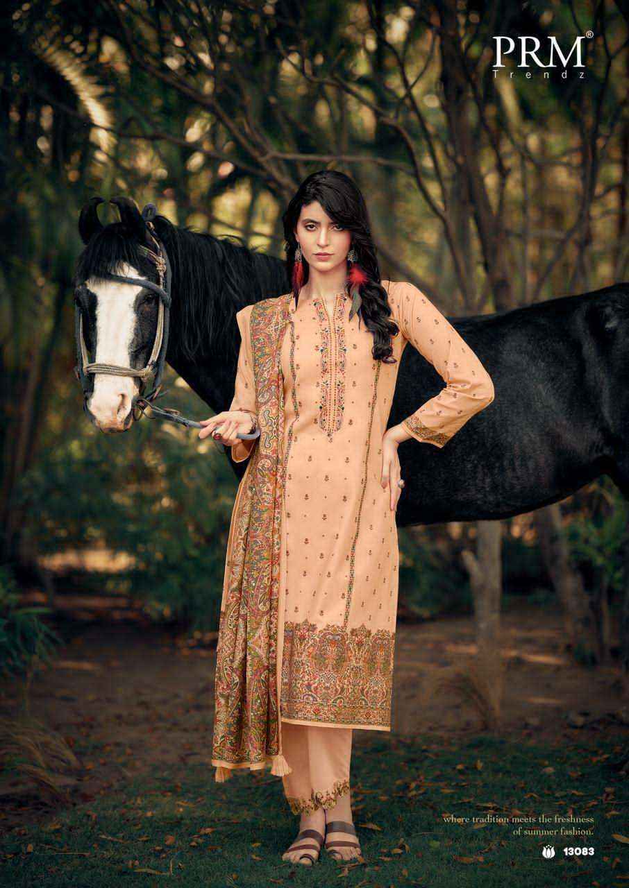 PRM Trendz Khwaish Vol 2 Lawn Cotton Dress Material 6 pcs Catalogue