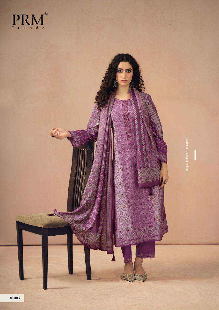 PRM Trendz Rozana Camric Cotton Dress Material 6 pcs Catalogue
