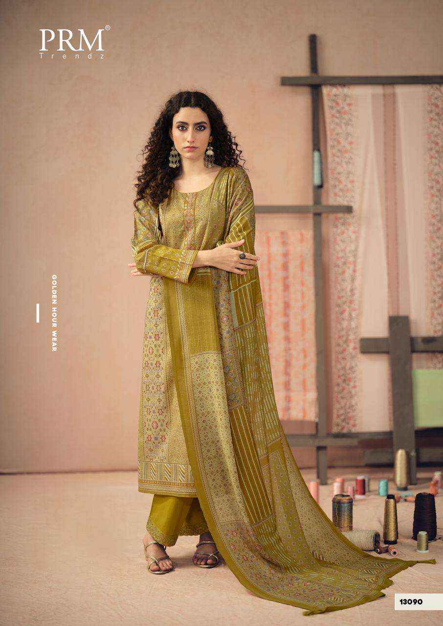 PRM Trendz Rozana Camric Cotton Dress Material 6 pcs Catalogue