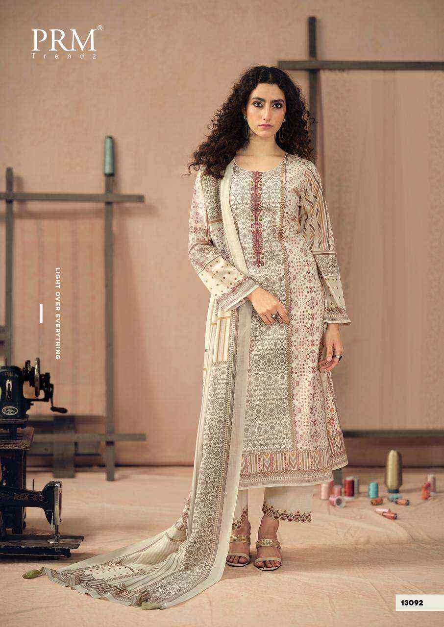 PRM Trendz Rozana Camric Cotton Dress Material 6 pcs Catalogue