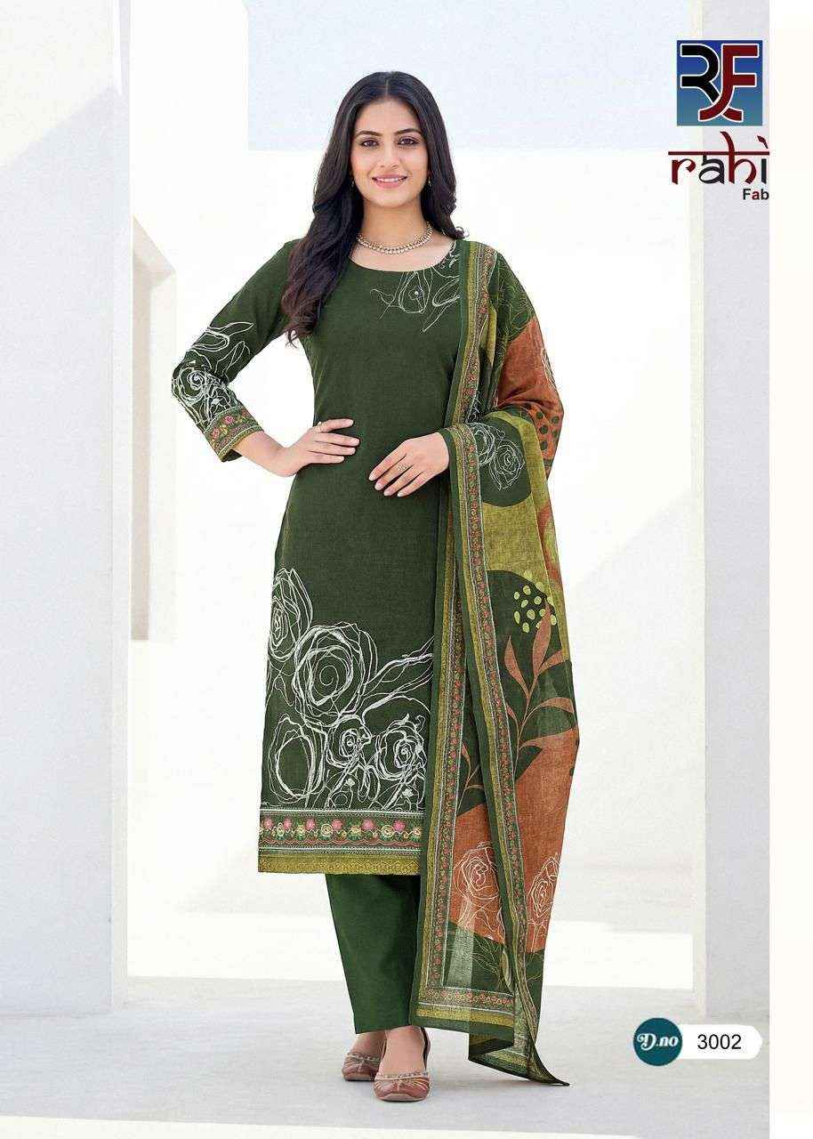 Rahi Fab Rising Silver Vol 3 Cotton Dress Material 8 pcs Catalogue