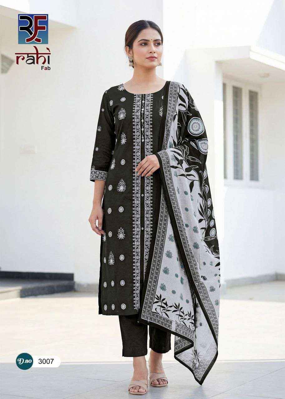 Rahi Fab Rising Silver Vol 3 Cotton Dress Material 8 pcs Catalogue