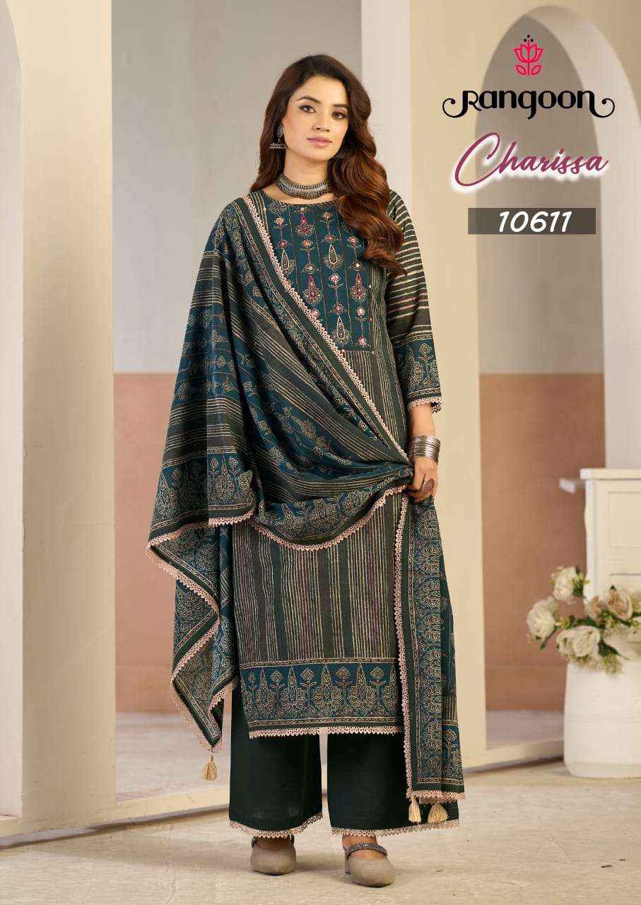 Rangoon Charissa Readymade Cotton Dress 4 pcs Catalogue