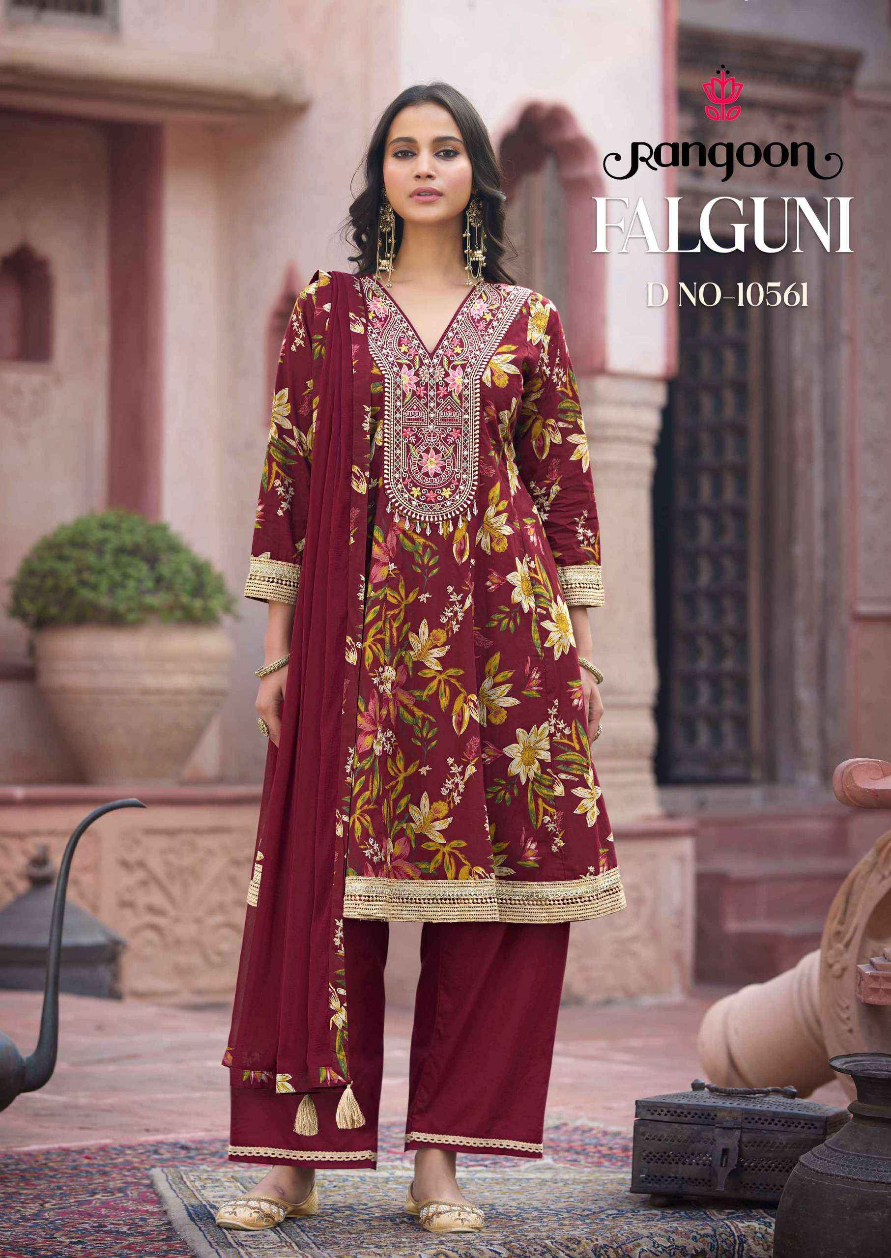 Rangoon Falguni Readymade Cotton Dress 4 pcs Catalogue