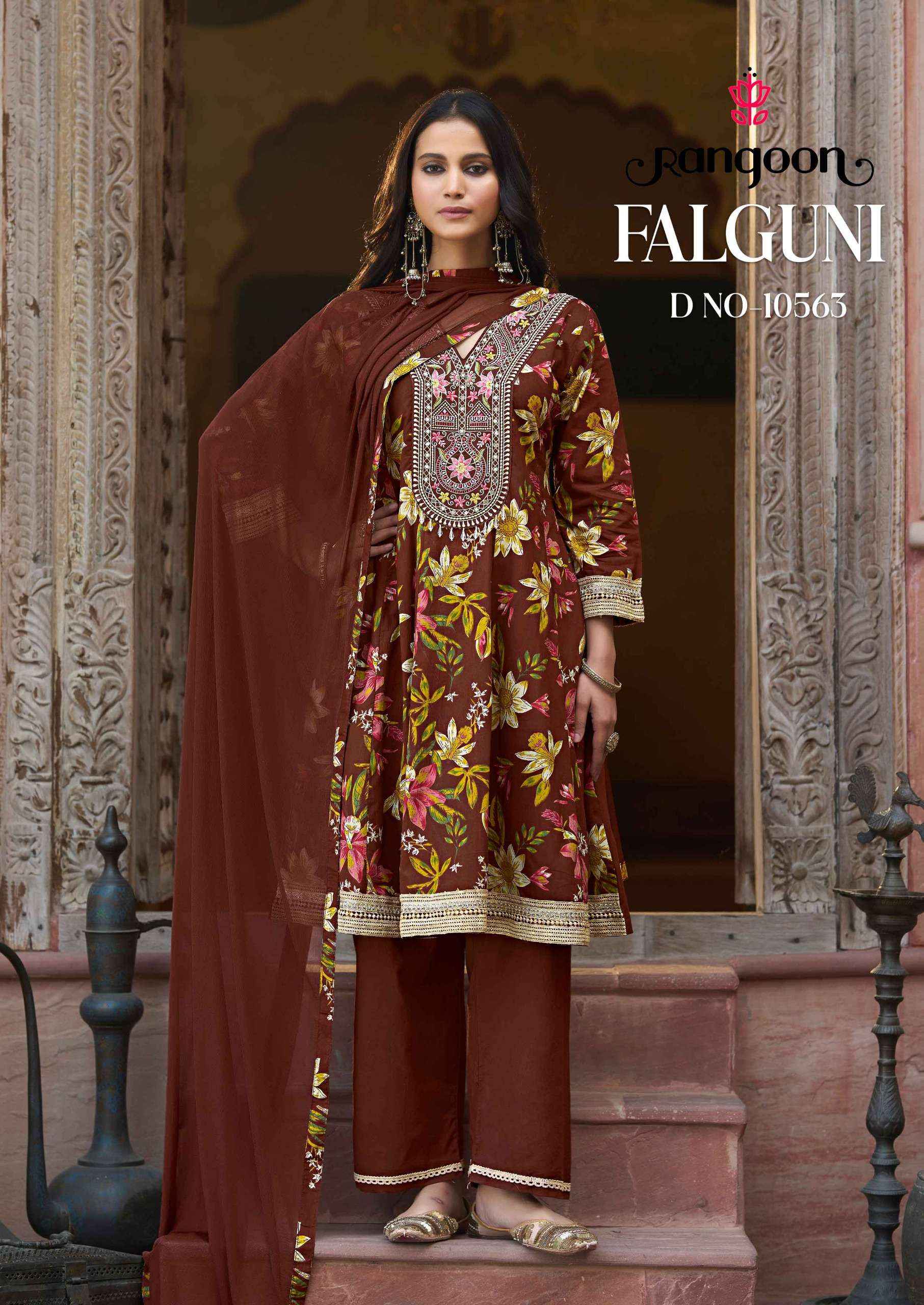 Rangoon Falguni Readymade Cotton Dress 4 pcs Catalogue