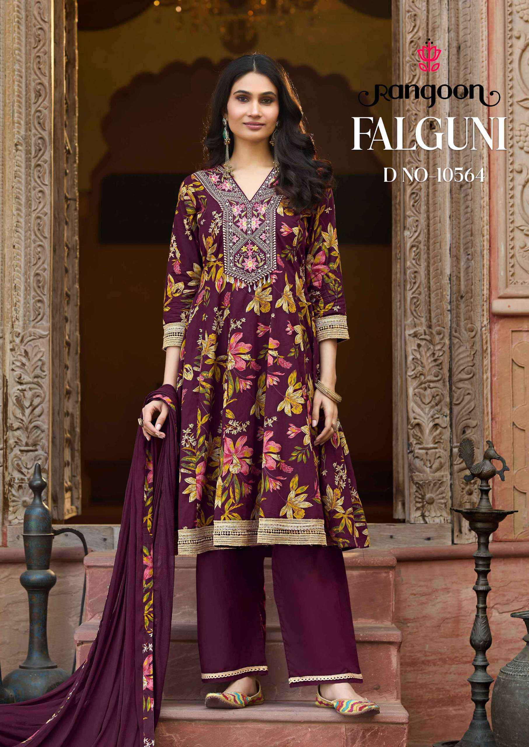 Rangoon Falguni Readymade Cotton Dress 4 pcs Catalogue