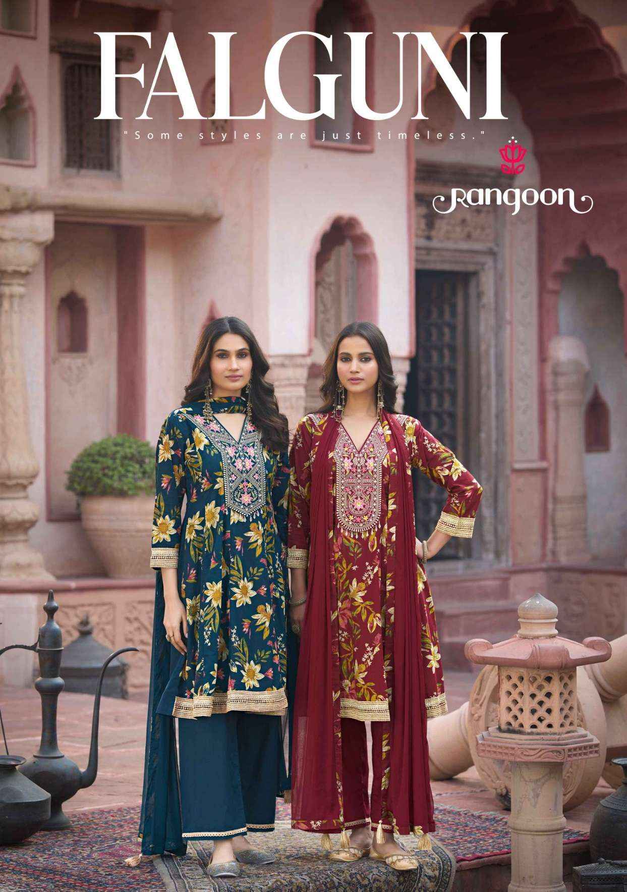 Rangoon Falguni Readymade Cotton Dress 4 pcs Catalogue