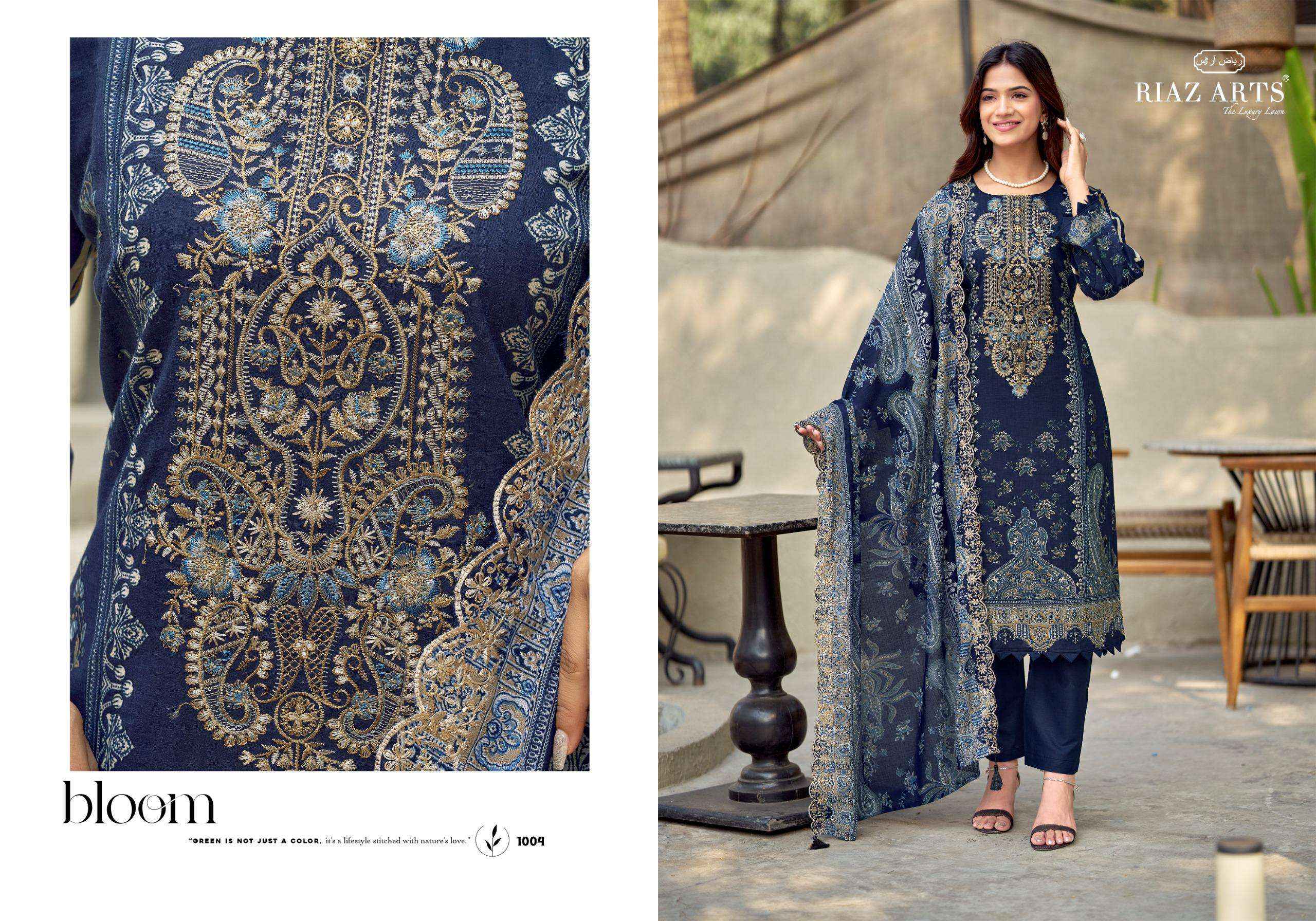 Riaz Arts Bin Saeed Lawn Cotton Dress Material 6 pcs Catalogue