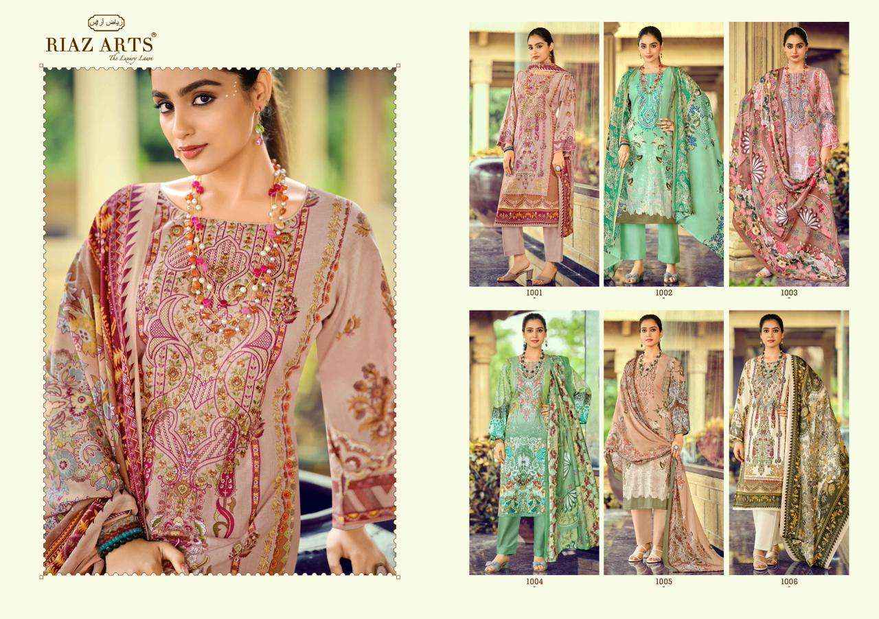 Riaz Arts Musafir Vol 36 Cotton Dress Material 6 pcs Catalogue
