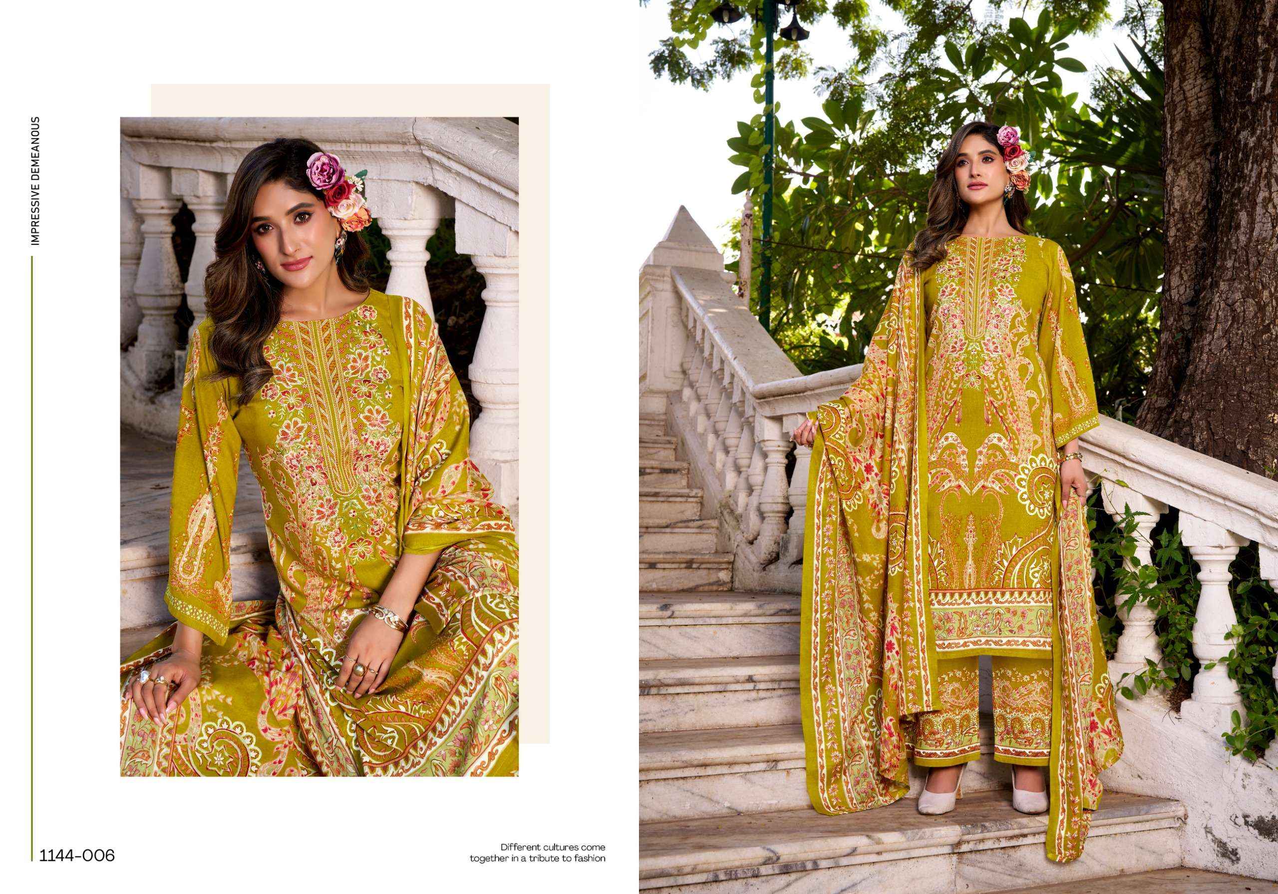 Romani Mahira Vol 9 Cotton Dress Material 8 pcs Catalogue