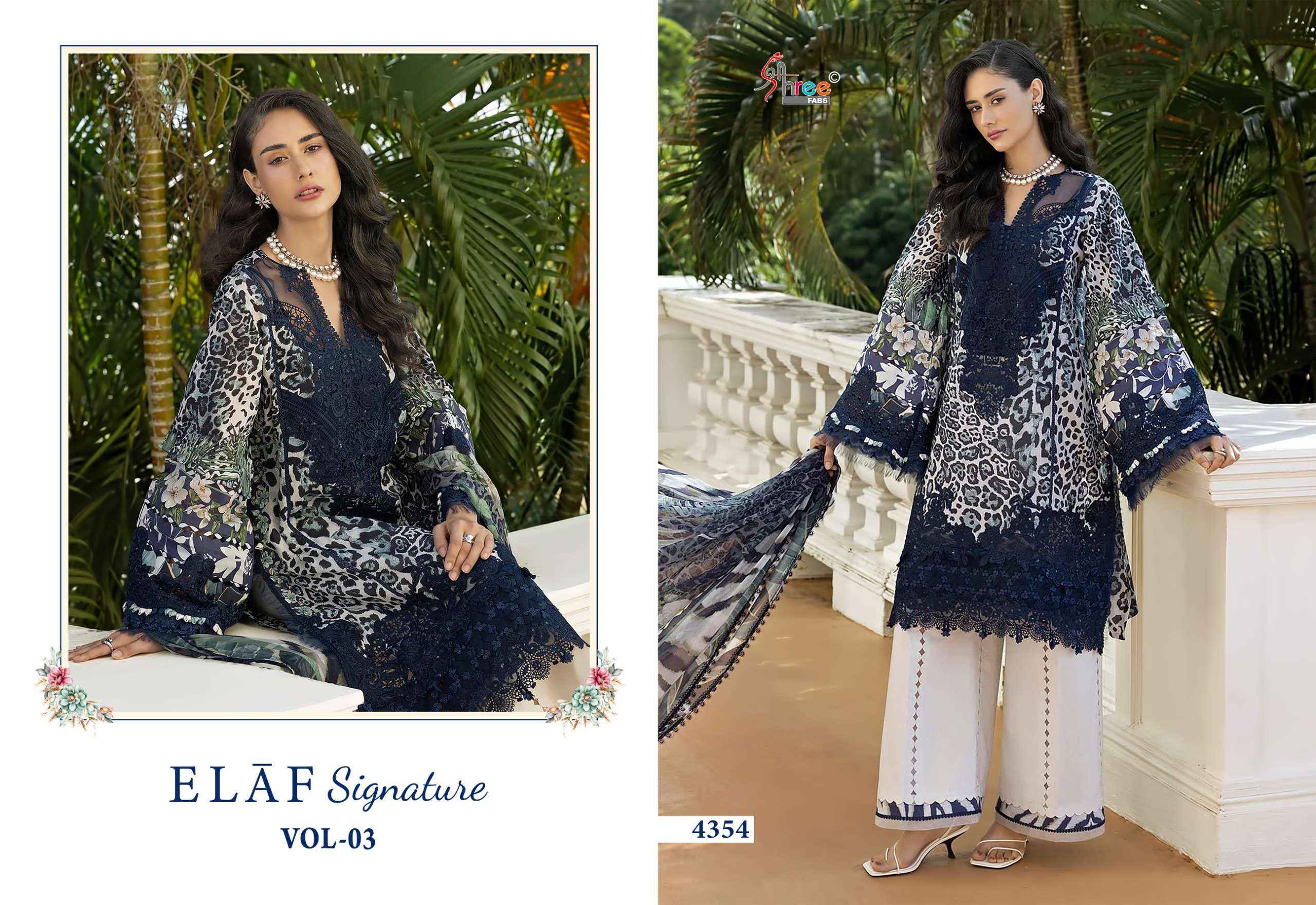 Shree Fabs Elaf Signature Vol 3 Cotton Dress Material 8 pcs Catalogue