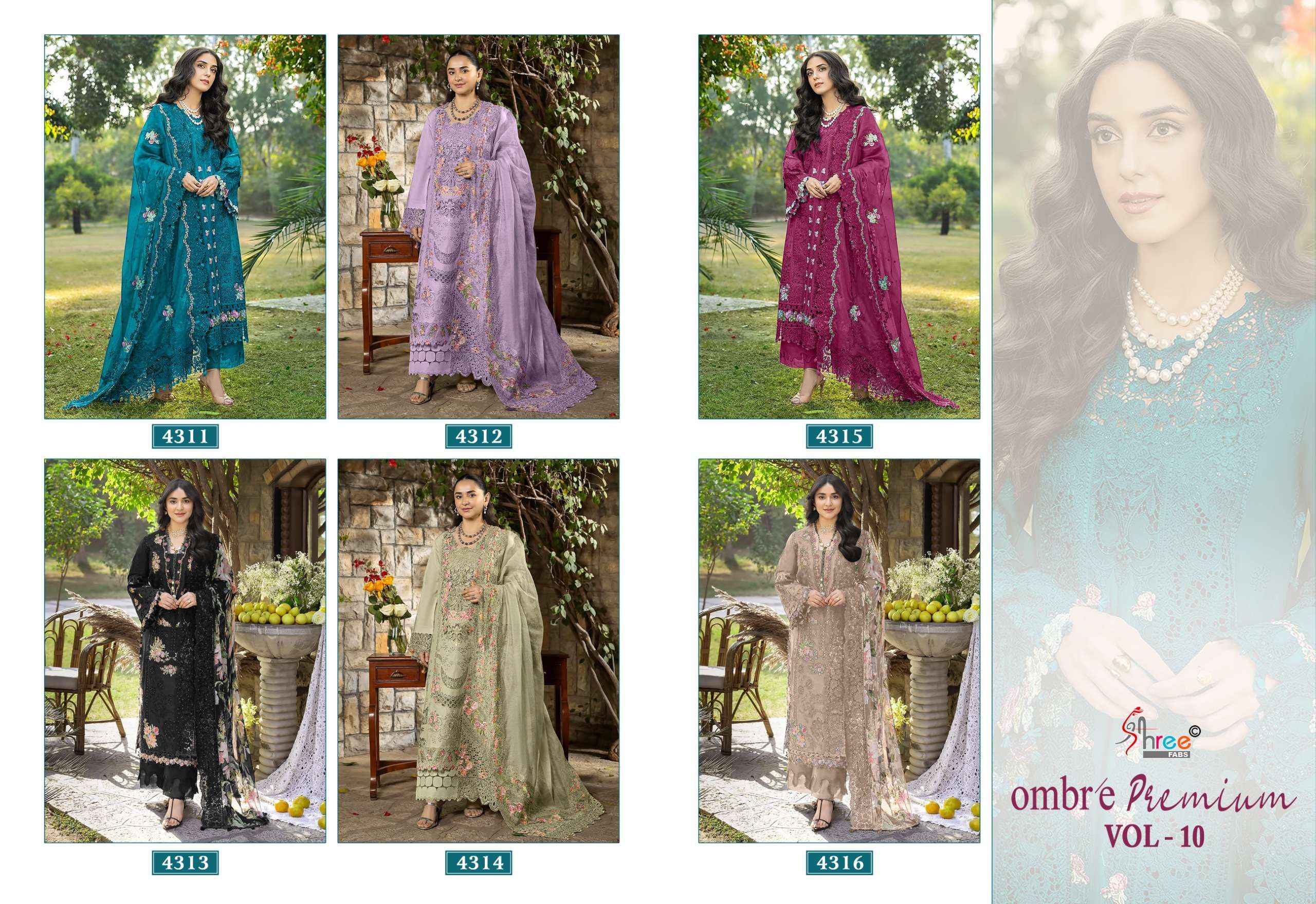 Shree Fabs Ombre Premium Vol 10 Cotton Dress Material 6 pcs Catalogue