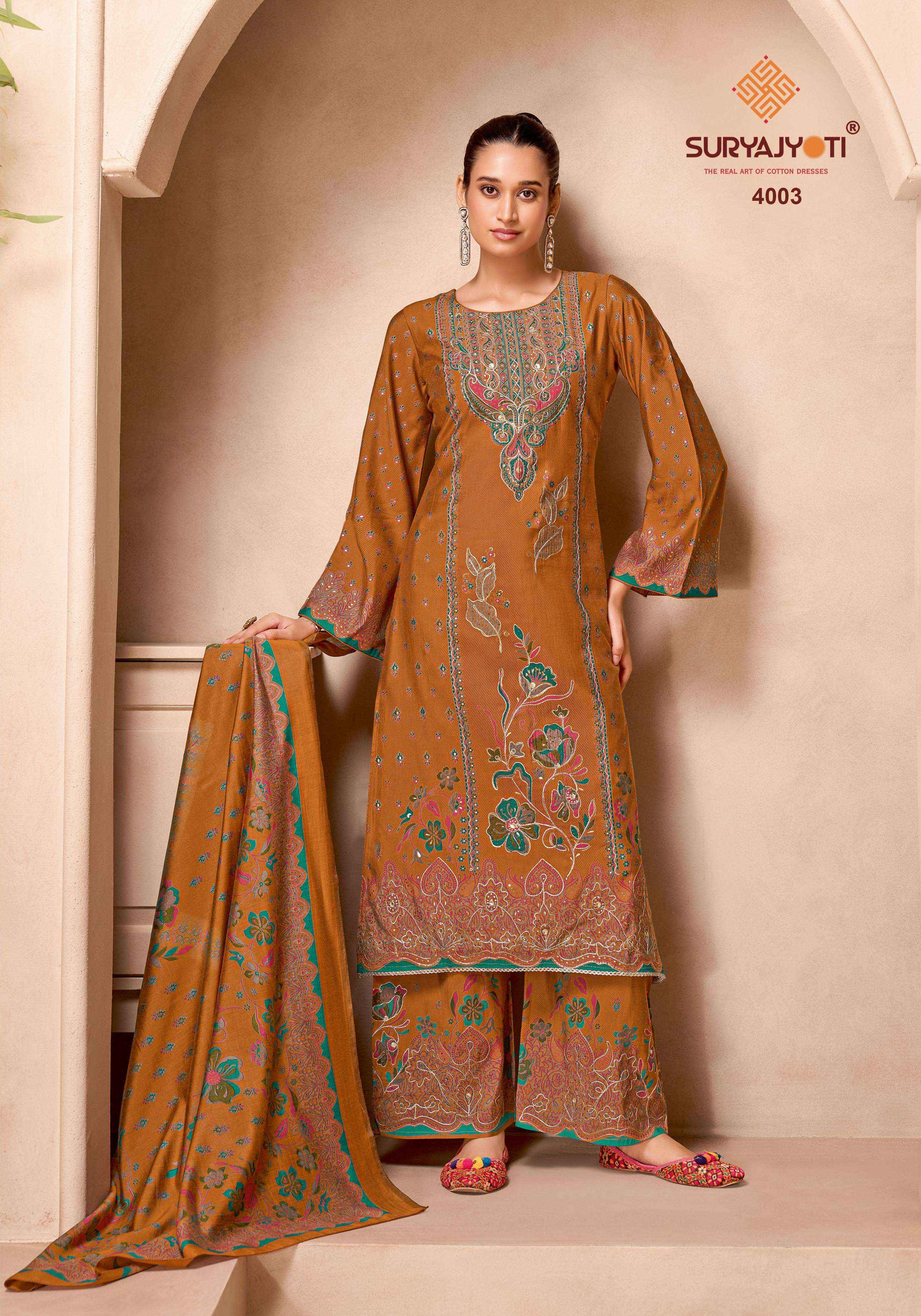 Suryajyoti Komal Vol 4 Modal Dress Material 6 pcs Catalogue