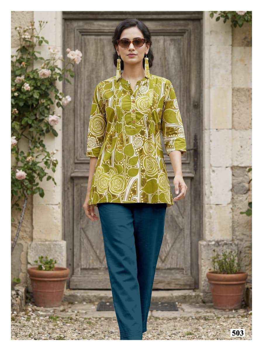Tips & Tops Victoria Vol 5 Cotton Kurti 6 pcs Catalogue