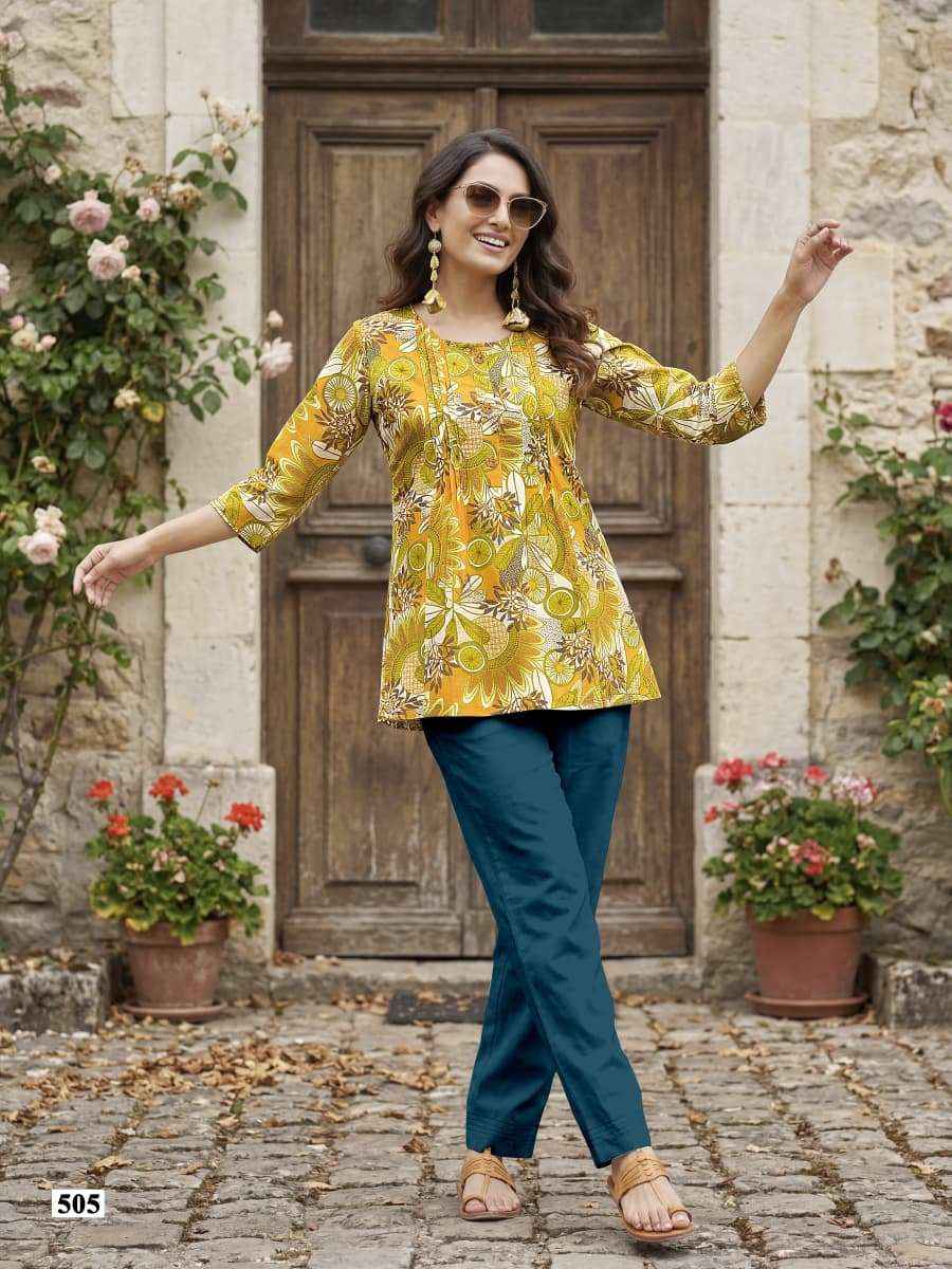 Tips & Tops Victoria Vol 5 Cotton Kurti 6 pcs Catalogue