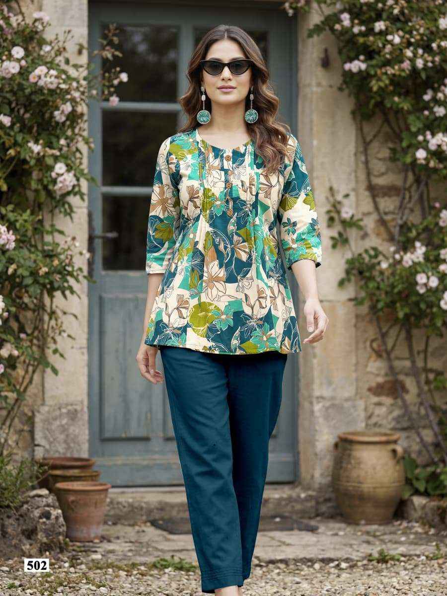 Tips & Tops Victoria Vol 5 Cotton Kurti 6 pcs Catalogue