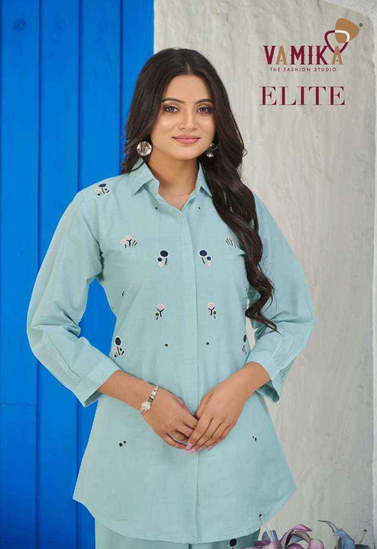 Vamika Elite Cotton Co ord Set 4 pcs Catalogue
