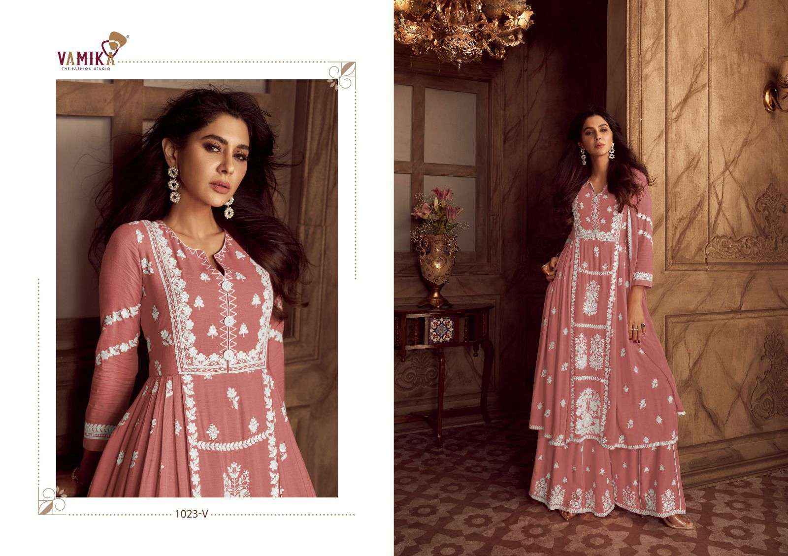 Vamika Lakhnavi Vol 4 Light Color Rayon Kurti Combo 5 pcs Catalogue
