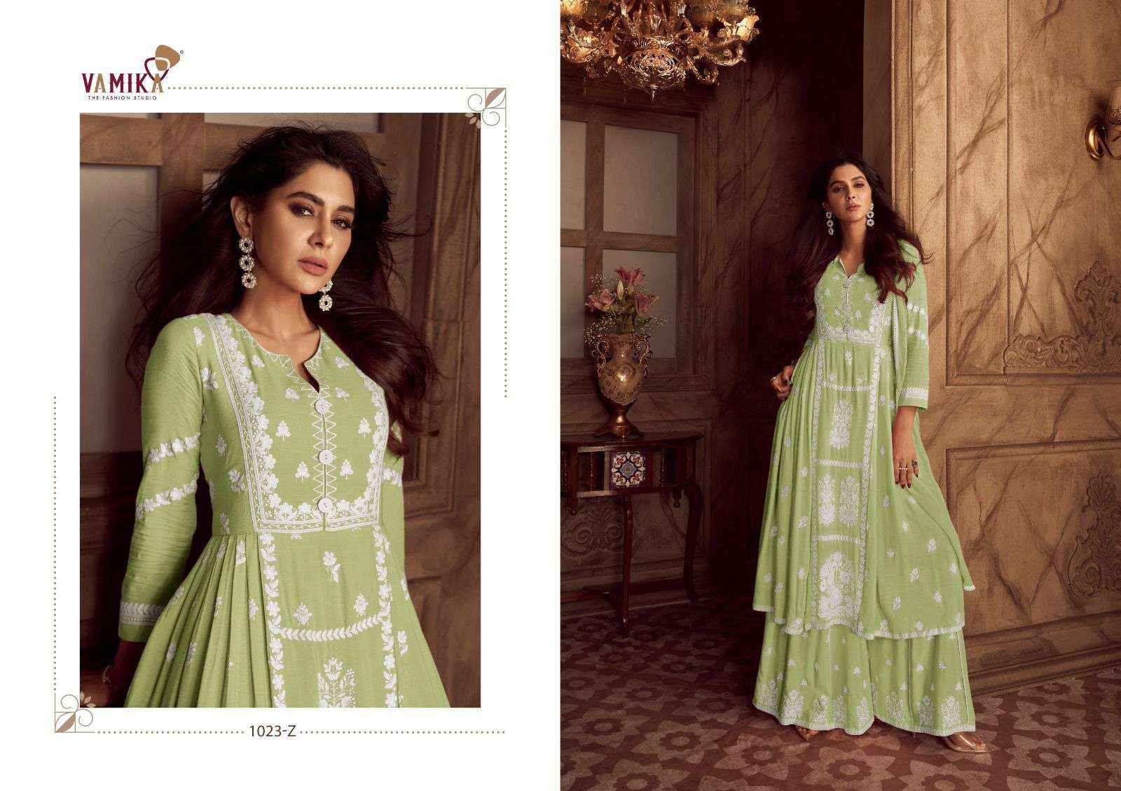 Vamika Lakhnavi Vol 4 Light Color Rayon Kurti Combo 5 pcs Catalogue