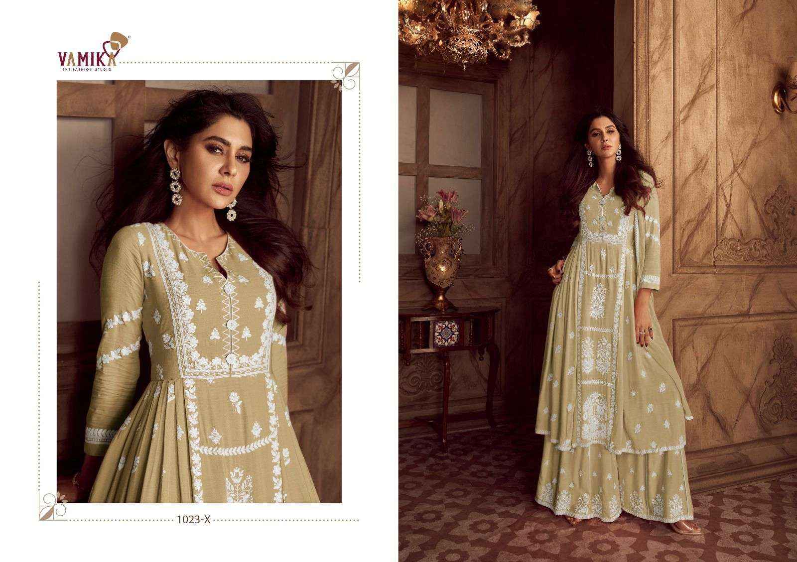 Vamika Lakhnavi Vol 4 Light Color Rayon Kurti Combo 5 pcs Catalogue