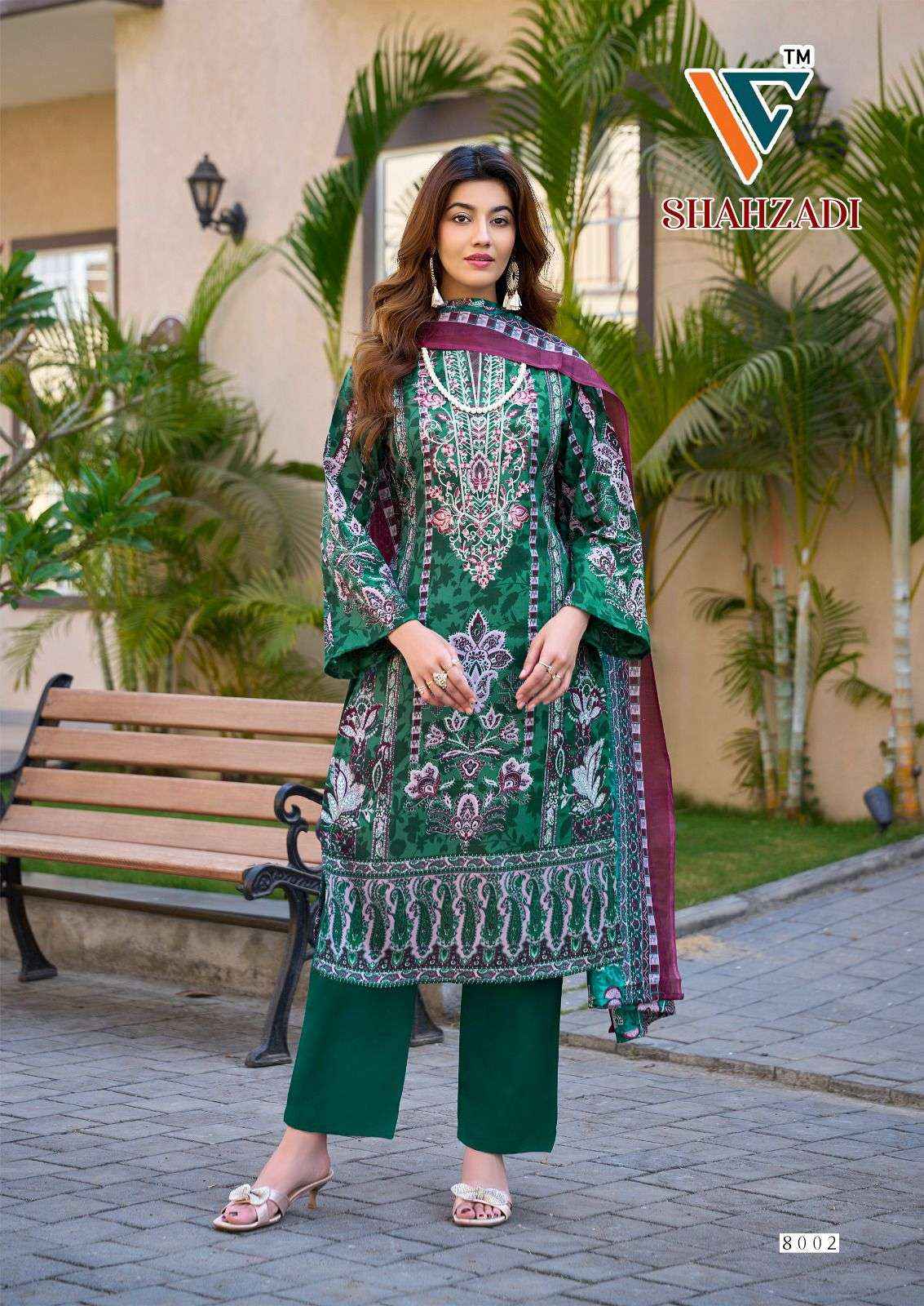 Vandana Creation Shahzadi‎‎ Vol 8 Cotton Dress Material 8 pcs Catalogue