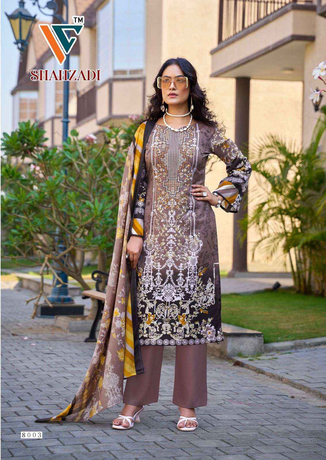 Vandana Creation Shahzadi‎‎ Vol 8 Cotton Dress Material 8 pcs Catalogue