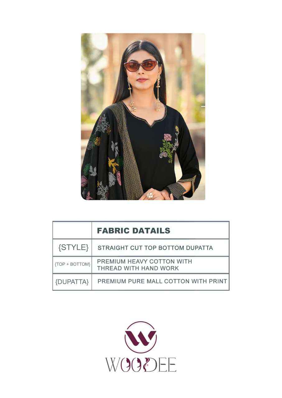Woodee Mahek Cotton Kurti Combo 6 pcs atalogue