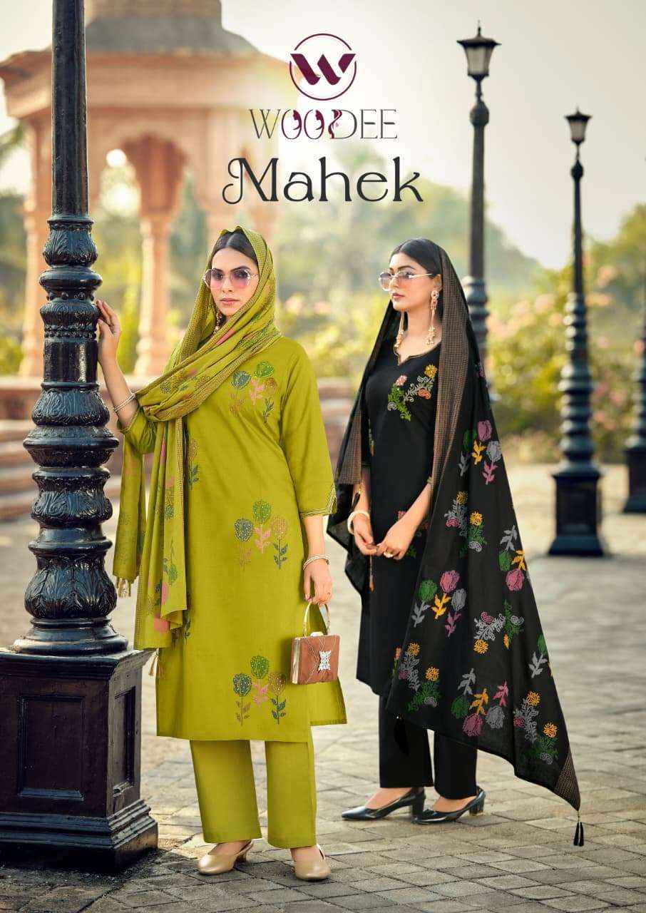 Woodee Mahek Cotton Kurti Combo 6 pcs atalogue