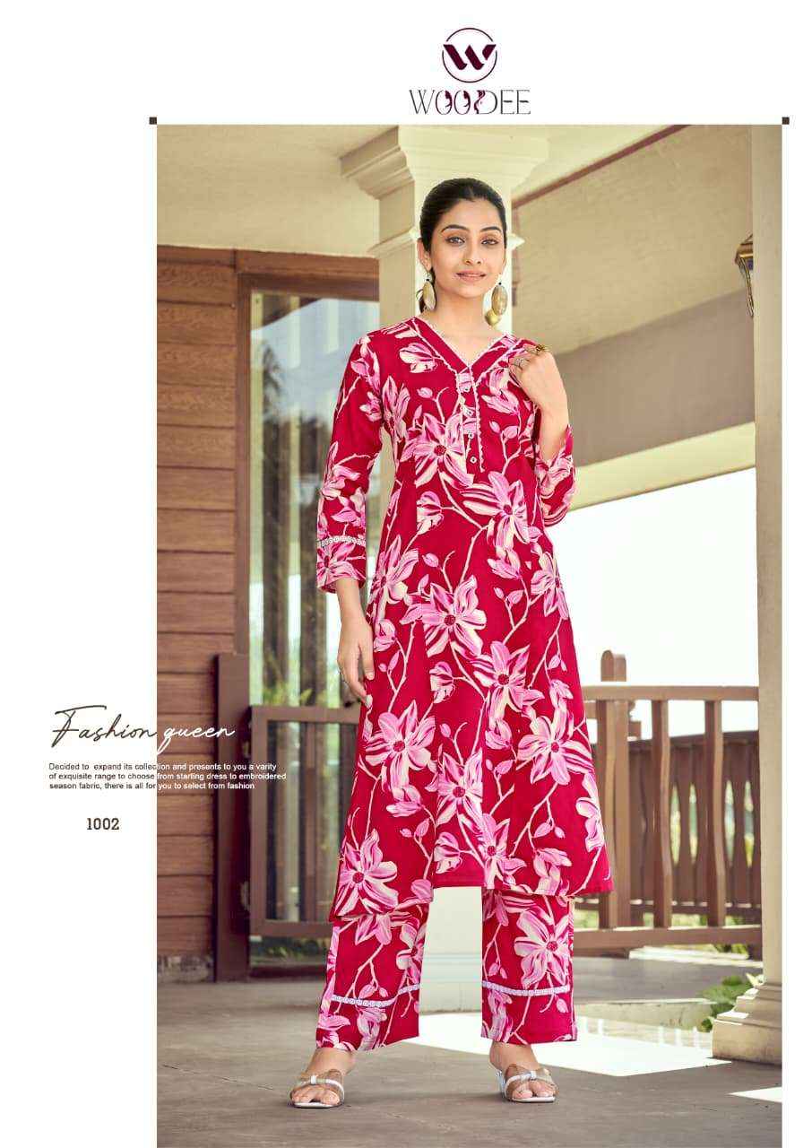Woodee Shakira Vol 3 Reyon Kurti With Pant 6 pcs Catalogue