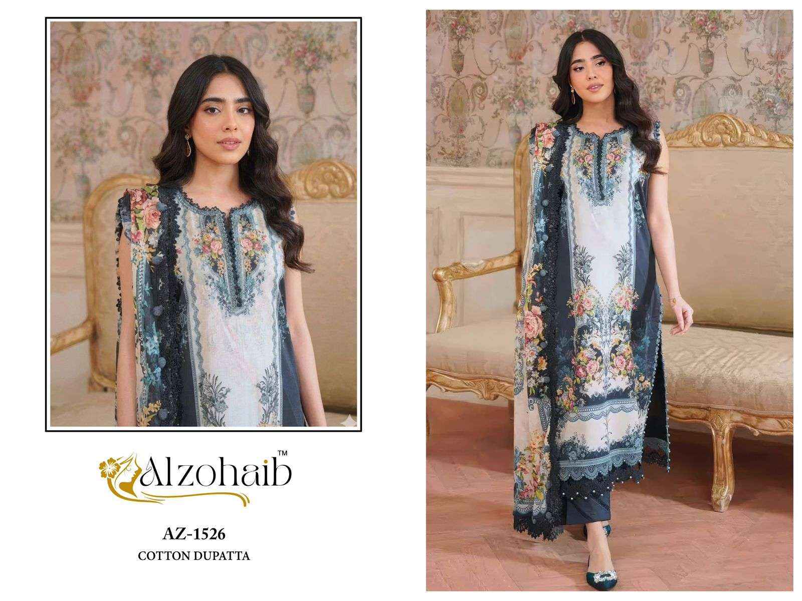 Al Zohaib Aaliyah Vol 1 Cotton Dress Material 4 pcs Catalogue