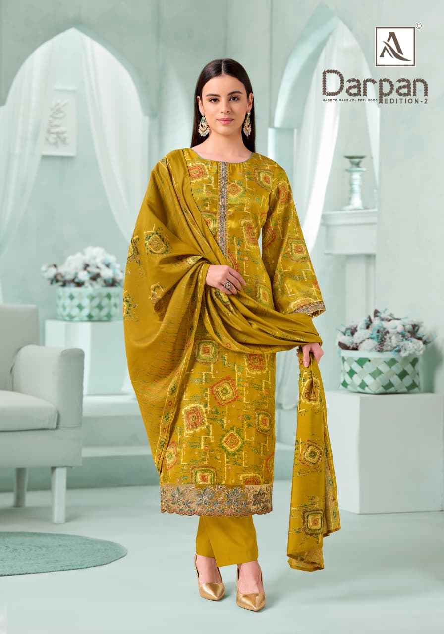 Alok Darpan Edition 2 Viscose Dress Material 6 pcs Catalogue