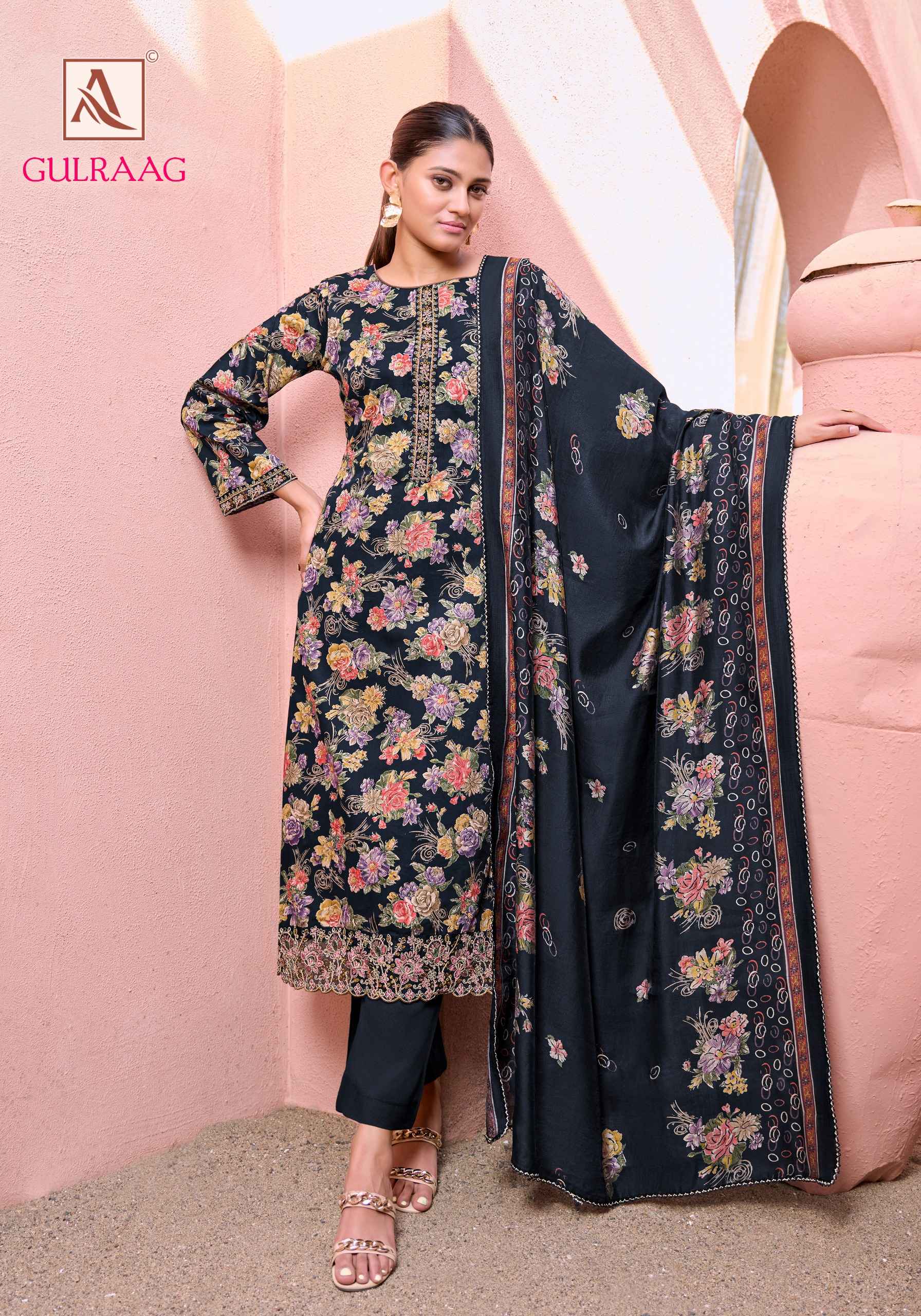Alok Gulraag Zaam Dress Material 6 pcs Catalogue