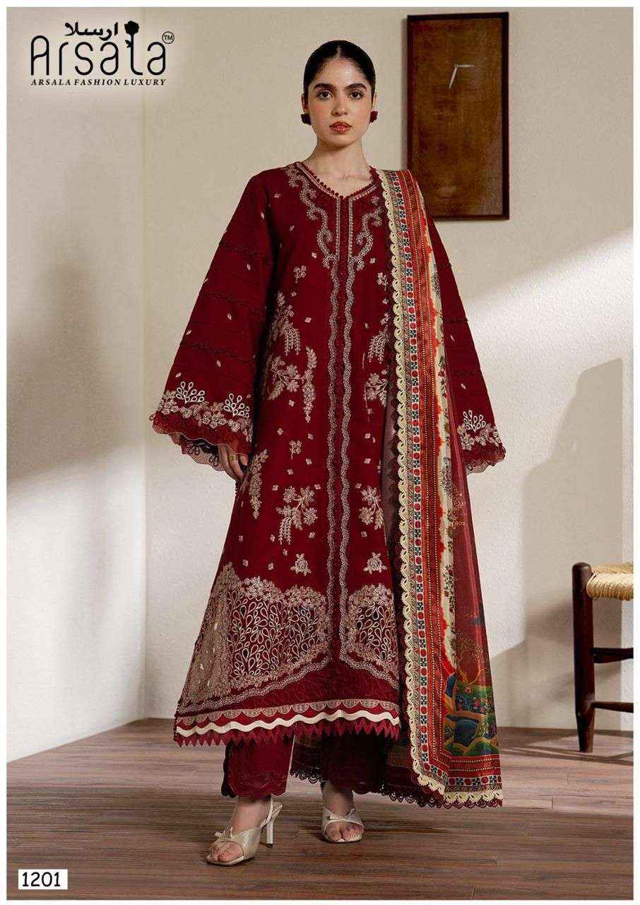 Arsala Fashion Amira Vol 12 Readymade Lawn Cotton Dress 6 pcs Catalogue