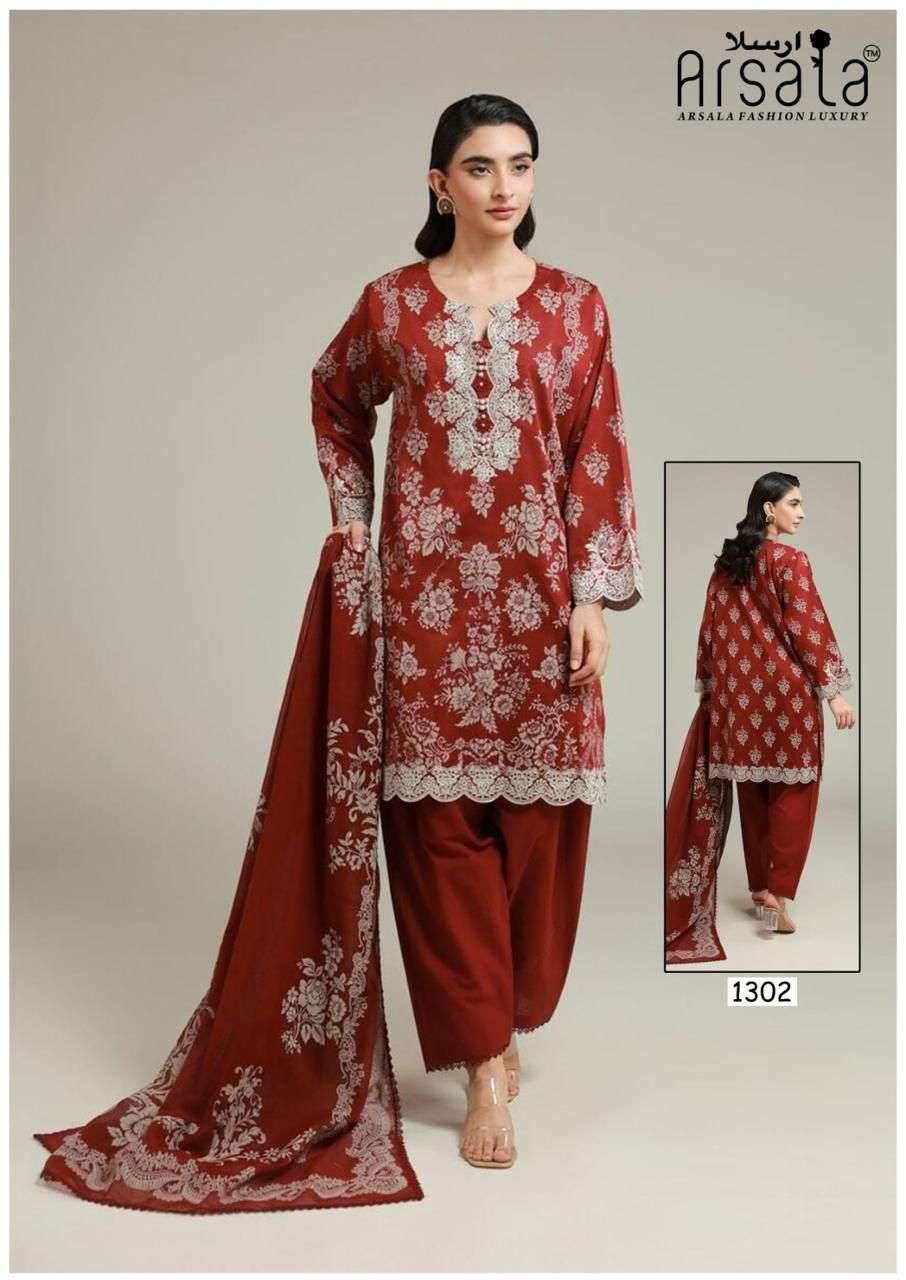 Arsala Fashion Amira Vol 13 Cotton Dress Material 6 pcs Catalogue