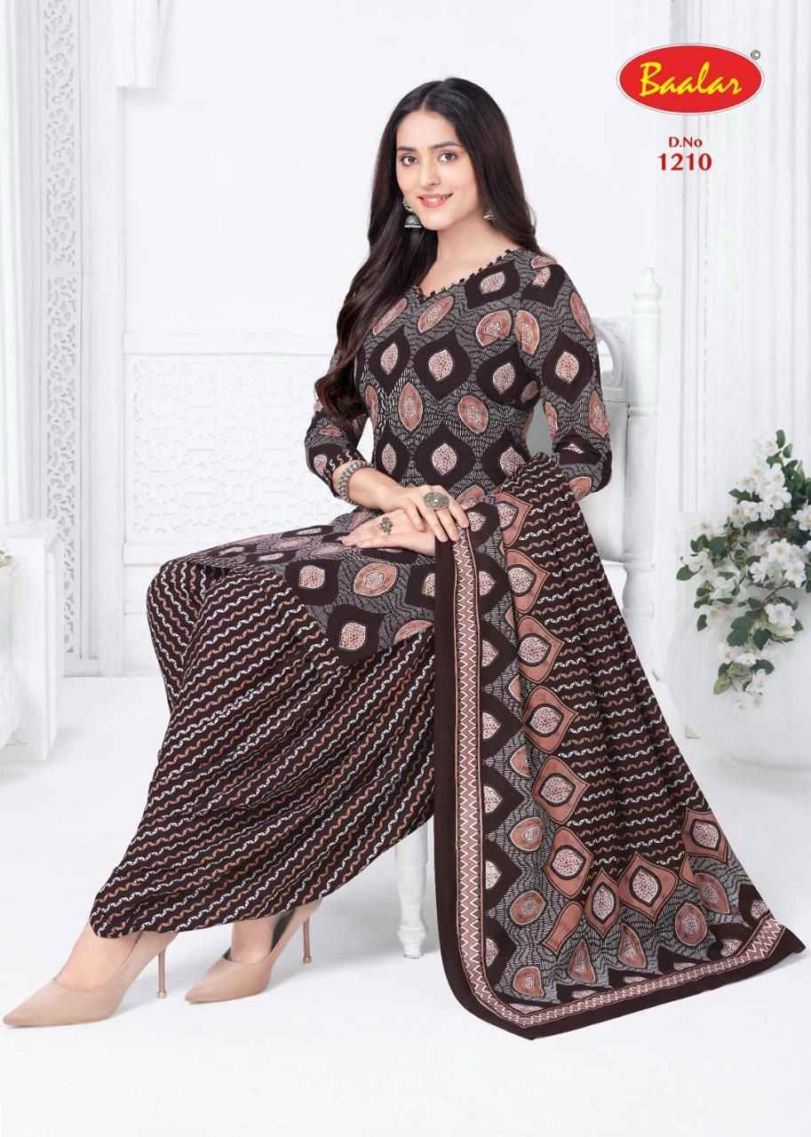Baalar Crystal patiyala Vol 12 Cotton Dress Material 15 pcs Catalogue