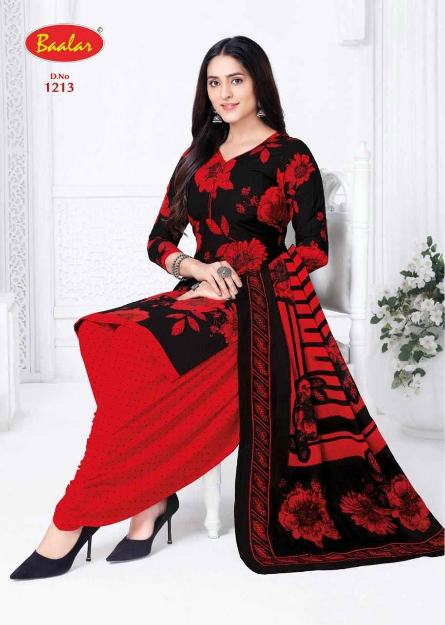 Baalar Crystal patiyala Vol 12 Cotton Dress Material 15 pcs Catalogue