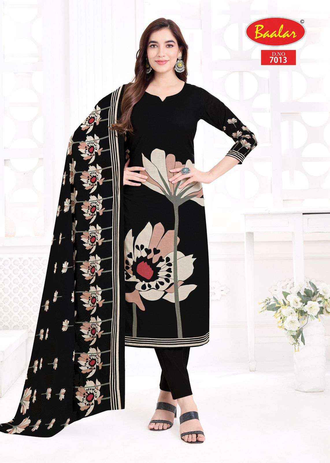 Baalar Pashmina Vol 7 Lawn Cotton Dress Material 15 pcs Catalogue