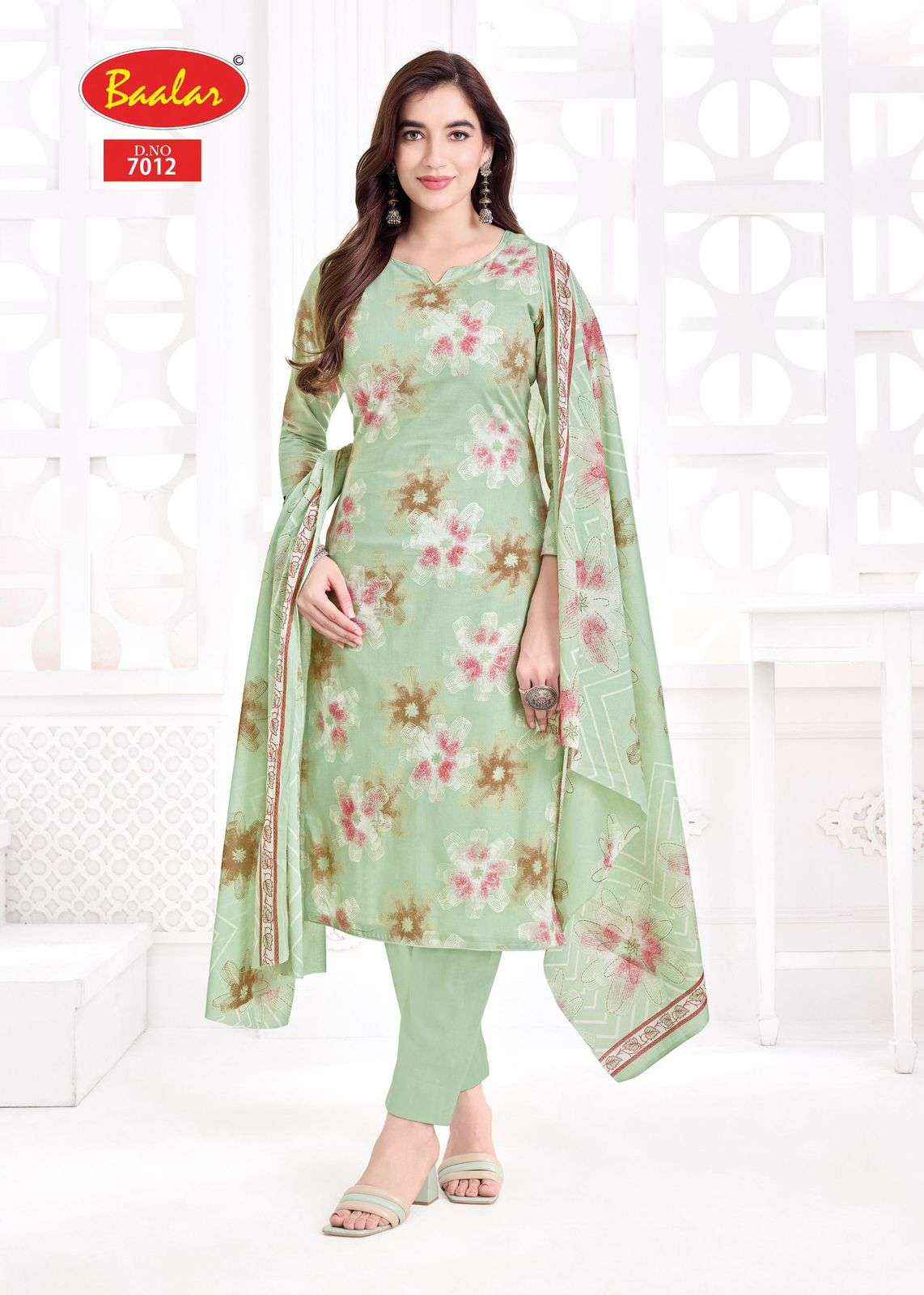 Baalar Pashmina Vol 7 Lawn Cotton Dress Material 15 pcs Catalogue