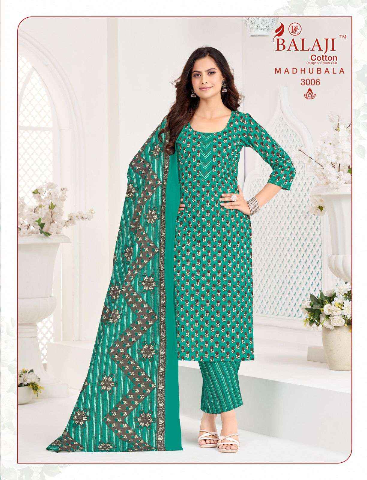 Balaji Madhubala Vol 3 Readymade Cotton Dress 8 pcs Catalogue