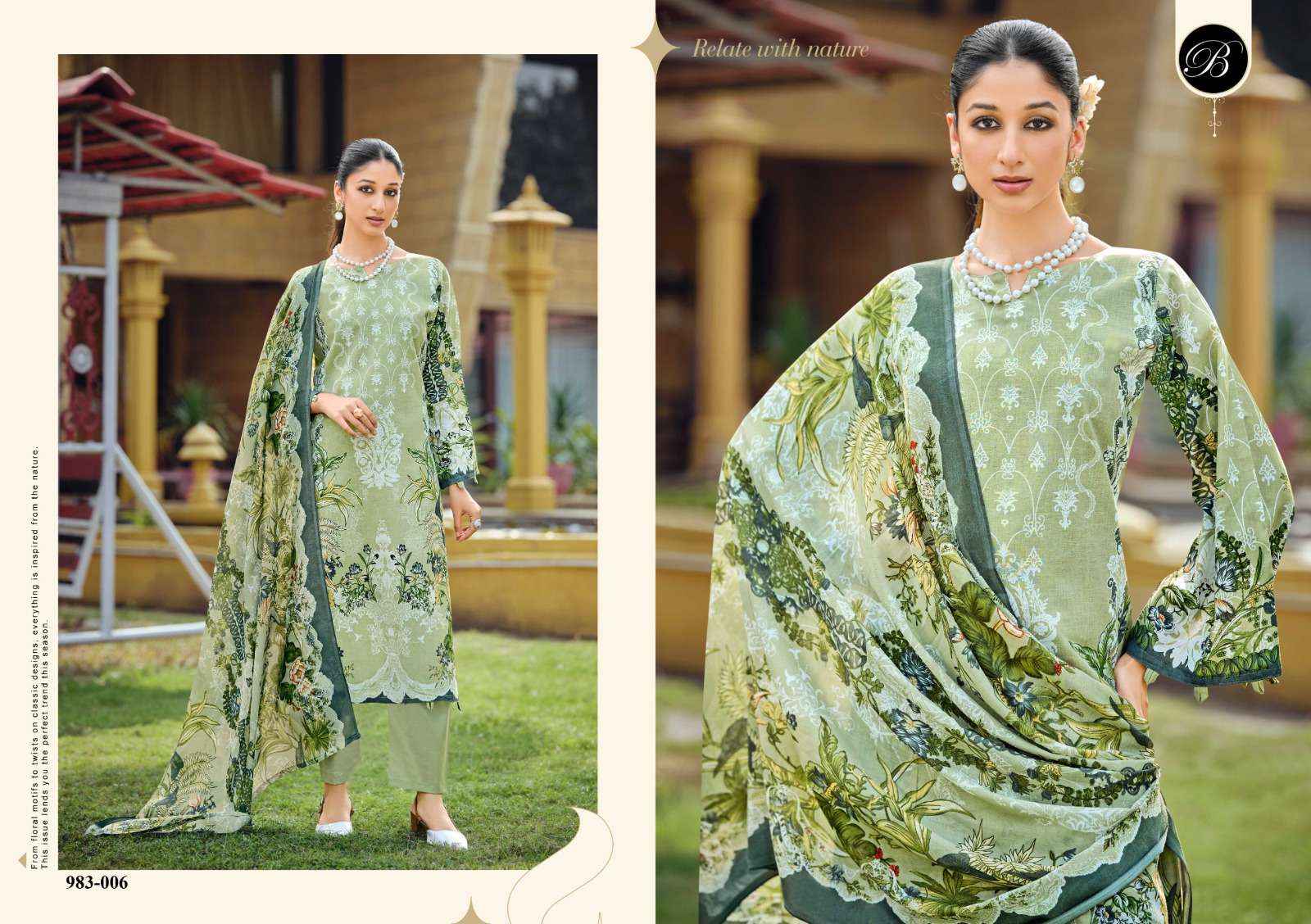 Belliza Farzana Readymade Cotton Dress 6 pcs Catalogue