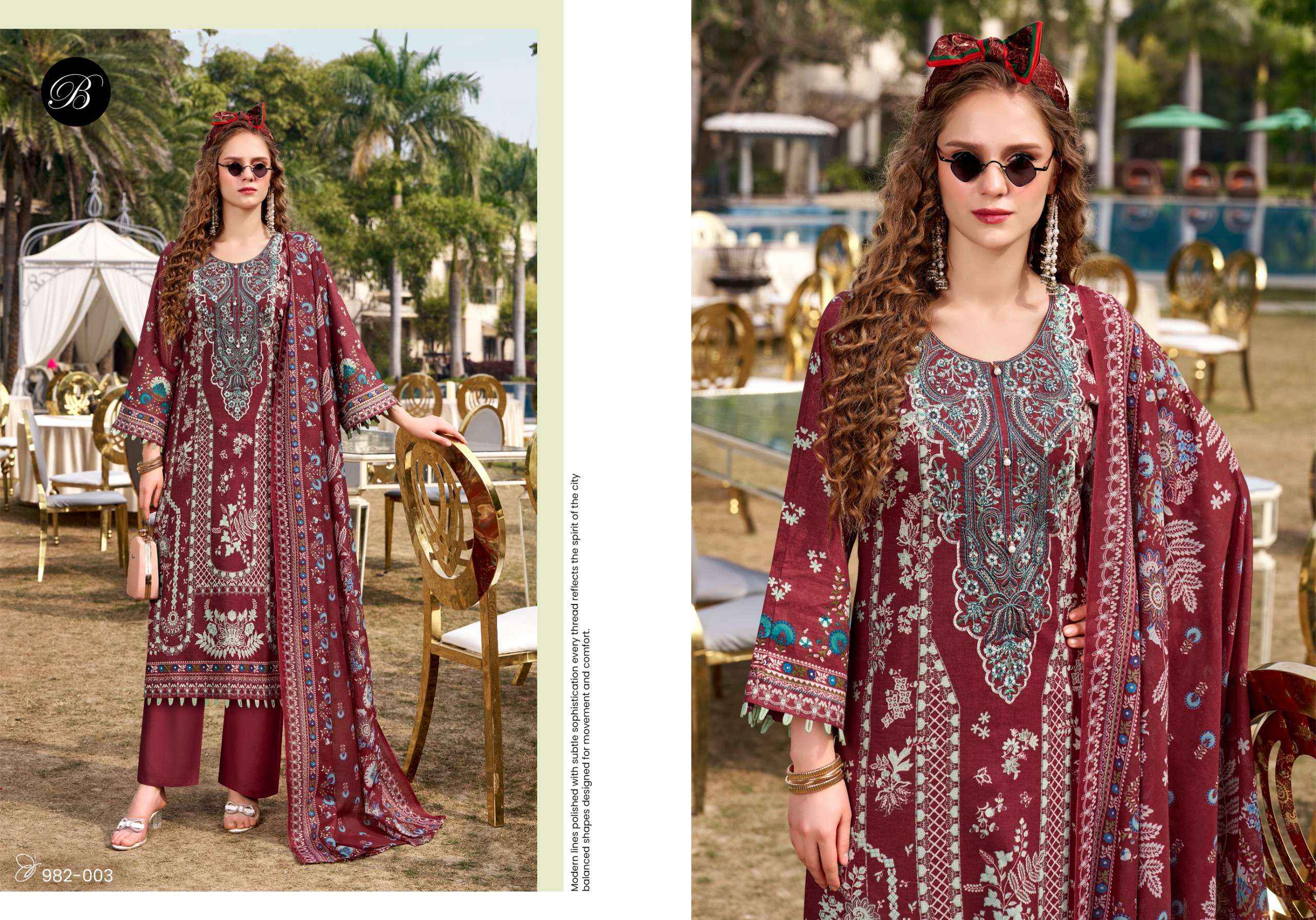 Belliza Naira Vol 144 Cotton Dress Material 8 pcs Cataloge