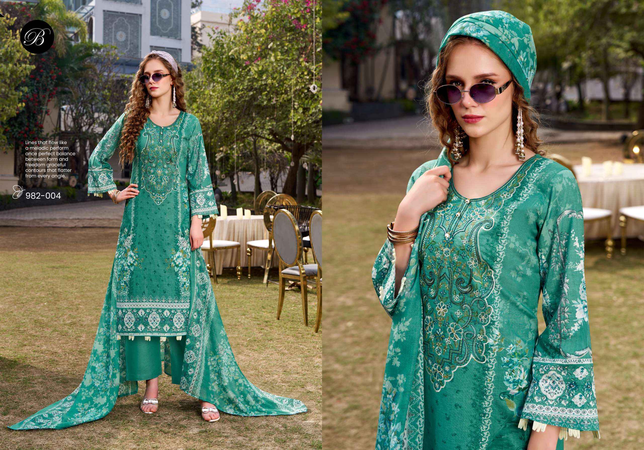 Belliza Naira Vol 144 Cotton Dress Material 8 pcs Cataloge