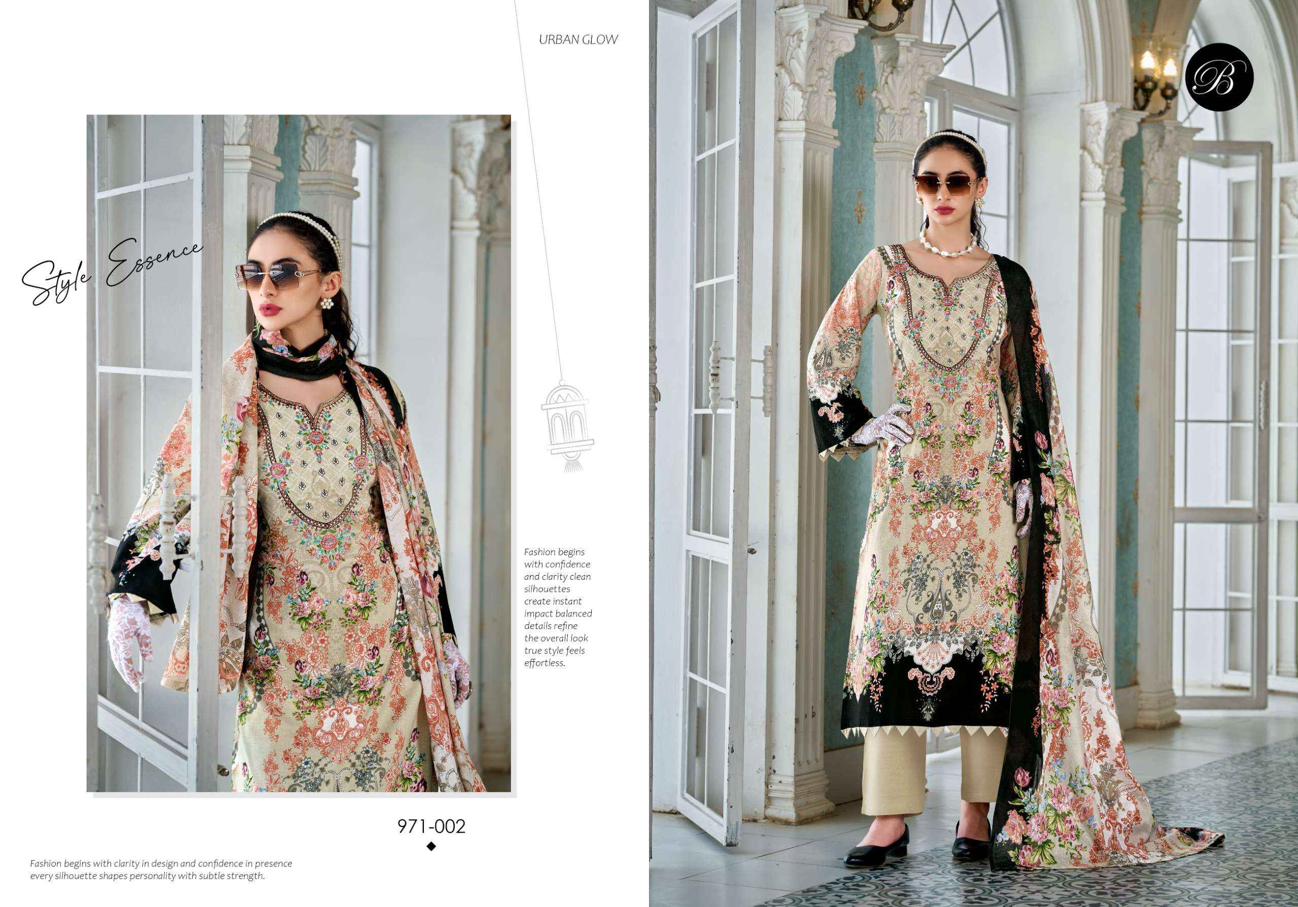 Belliza Riwayat Vol 17 Viscose Rayon Dress Material 8 pcs Catalogue