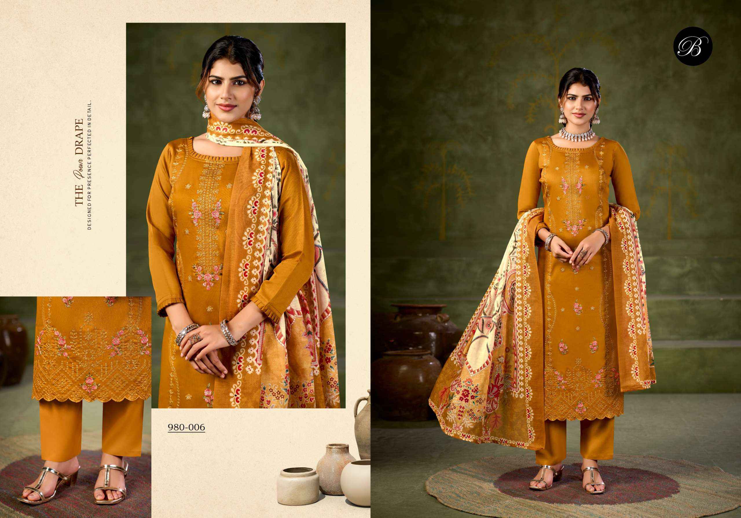 Belliza Zarqash Vol 18 Jam Cotton Dress Material 6 pcs Catalogue
