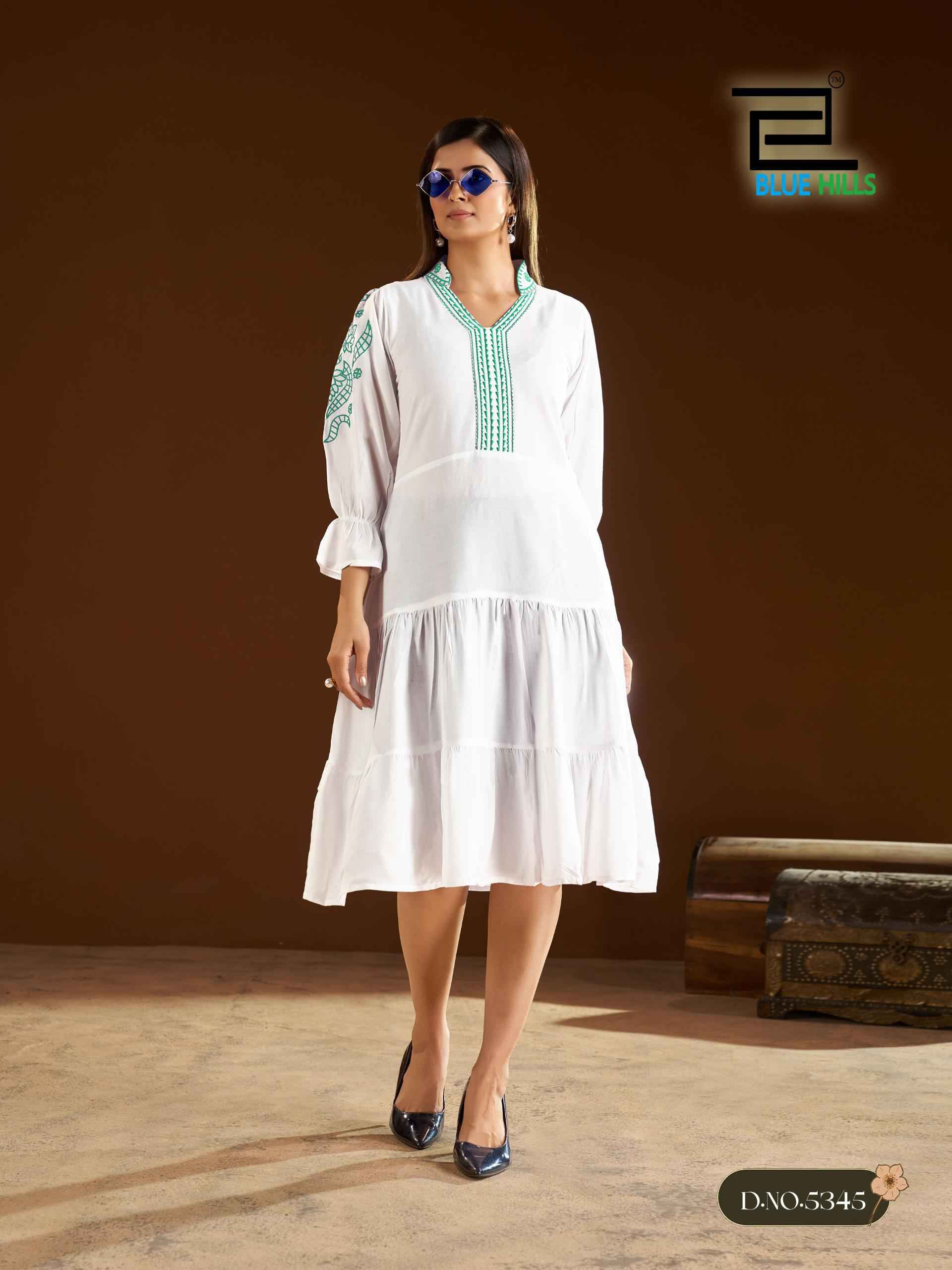Blue Hills Anna Rayon Kurti 4 pcs Catalogue