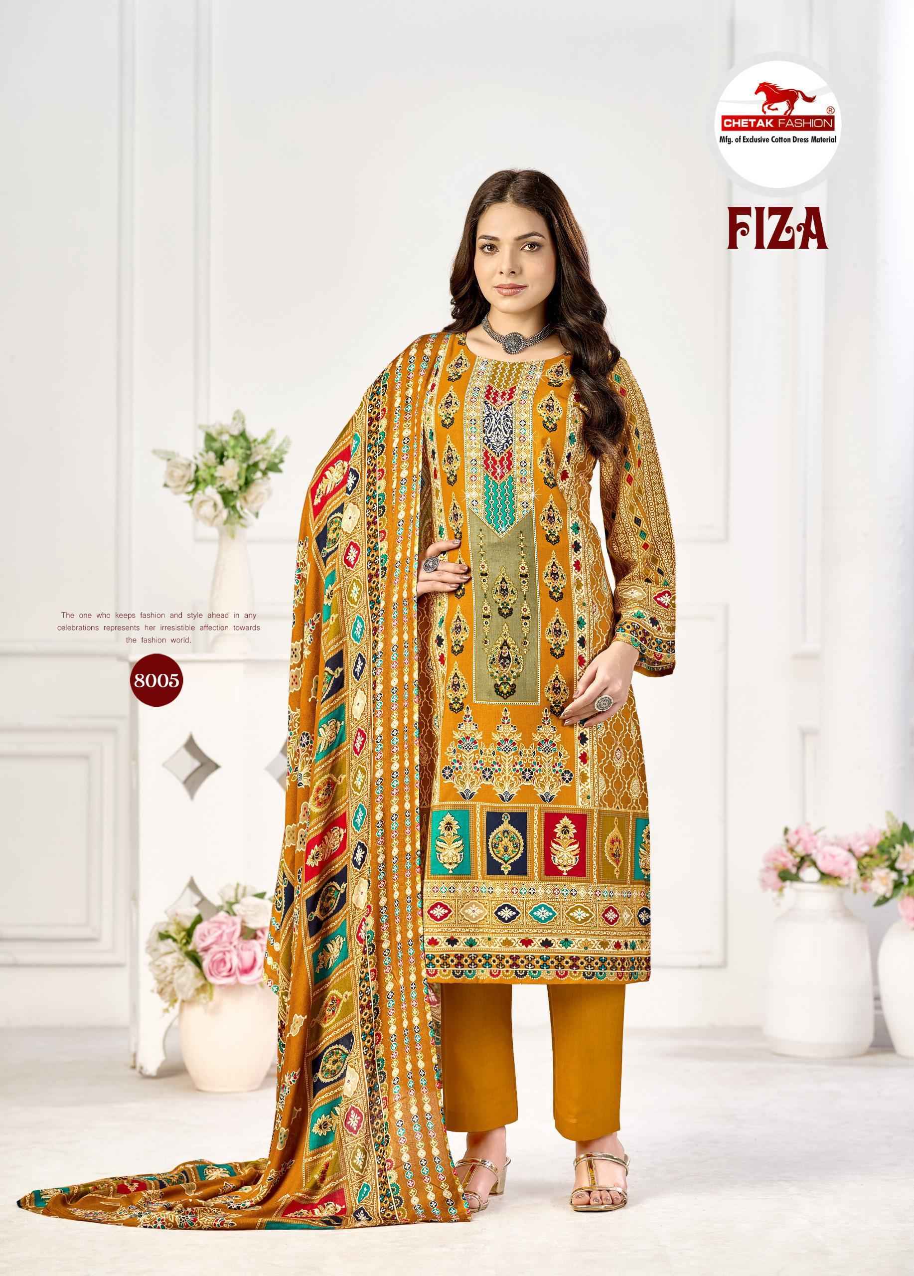 Chetak Fashion Fiza Vol 8 Rayon Dress Material 8 pcs Catalogue