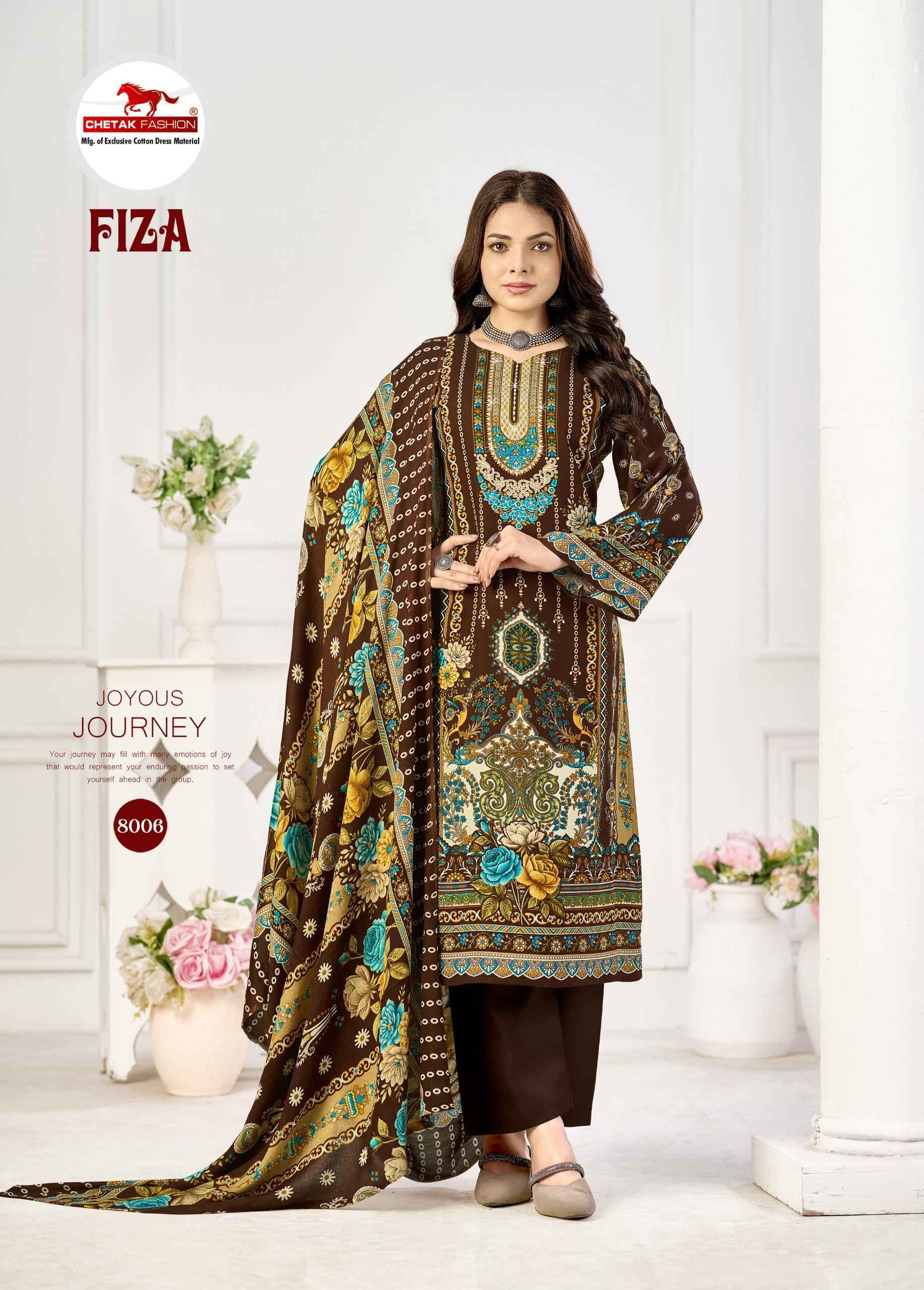 Chetak Fashion Fiza Vol 8 Rayon Dress Material 8 pcs Catalogue