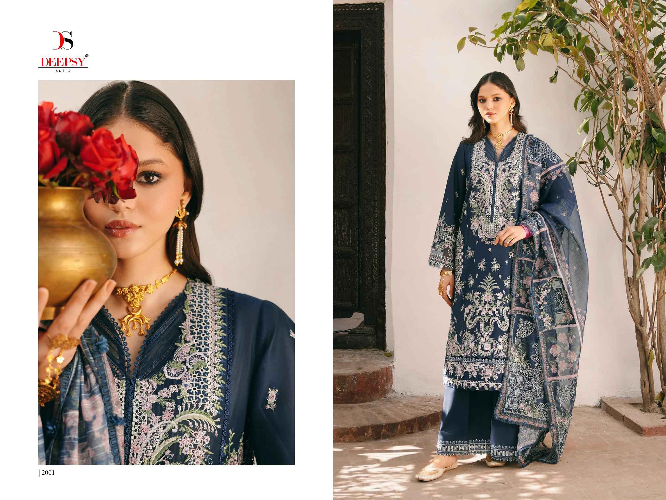 Deepsy Elaf Premium Vol 5 Cotton Dress Material 6 pcs Catalogue