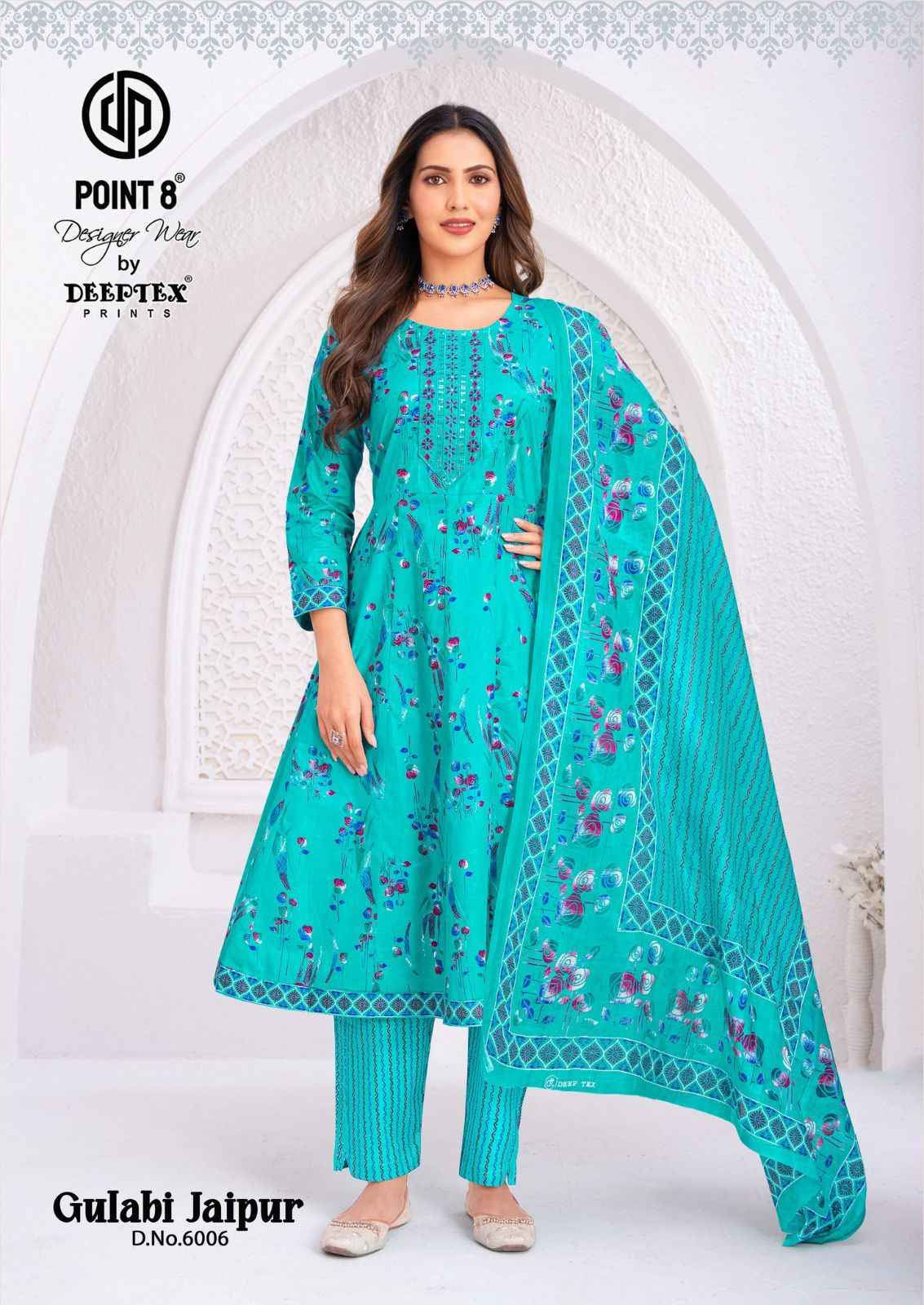 Deeptex Gulabi Jaipur Vol 6 Readymade Cotton Dress 8 pcs Catalogue