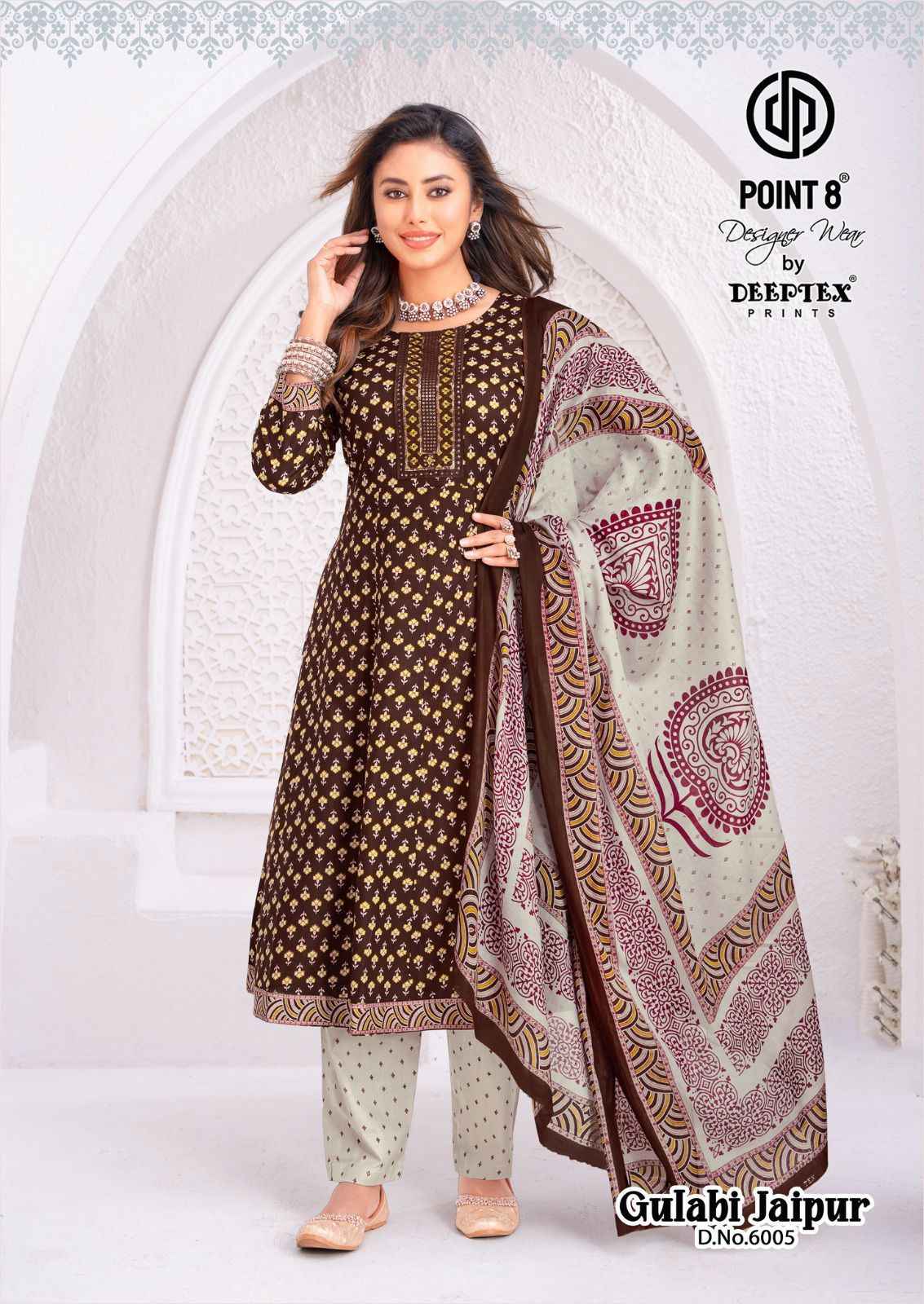Deeptex Gulabi Jaipur Vol 6 Readymade Cotton Dress 8 pcs Catalogue